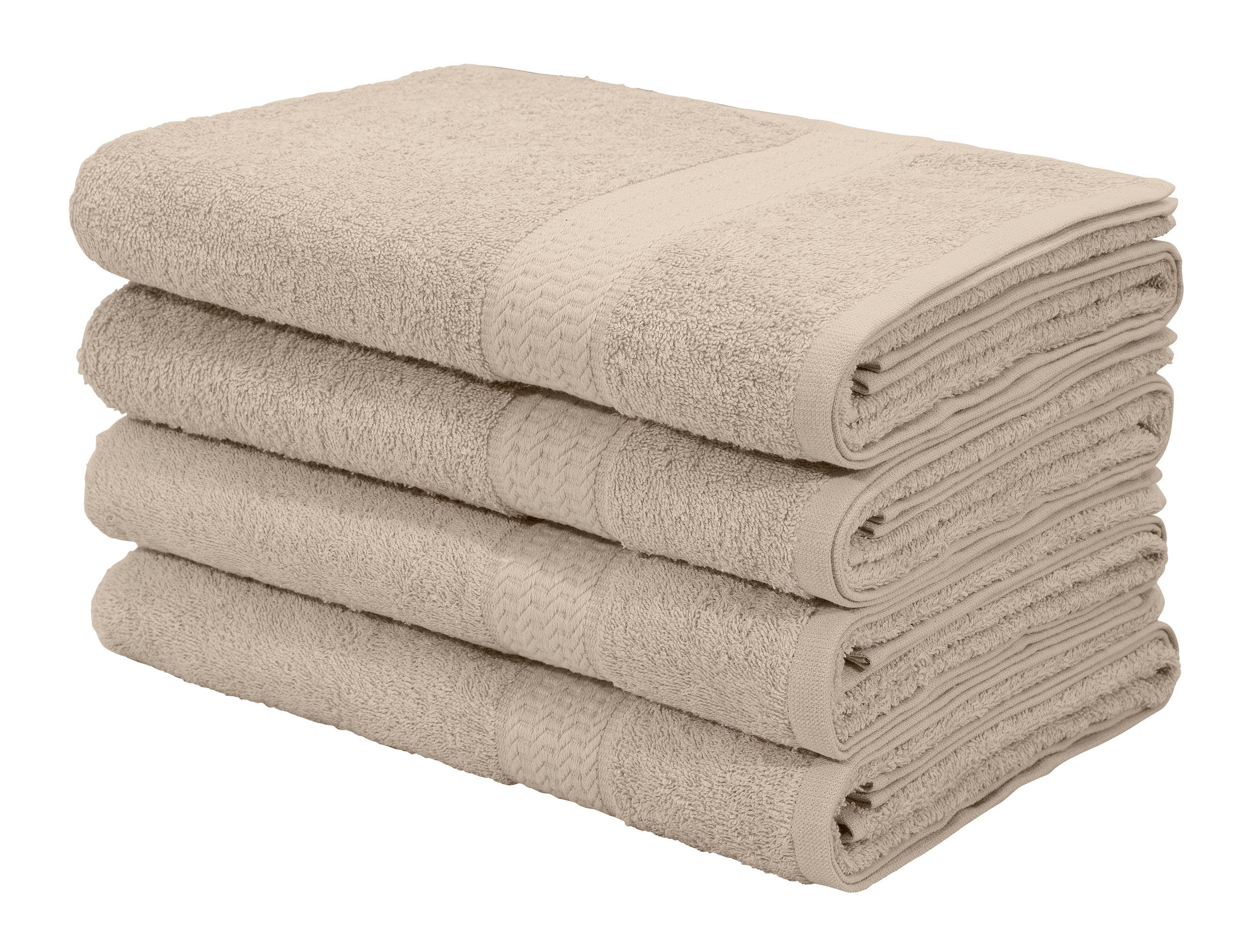 my home Badetücher »Juna«, (4 Serie, bei St.), Set 100% in Baumwolle im Badehandtücher als und Uni-Farben