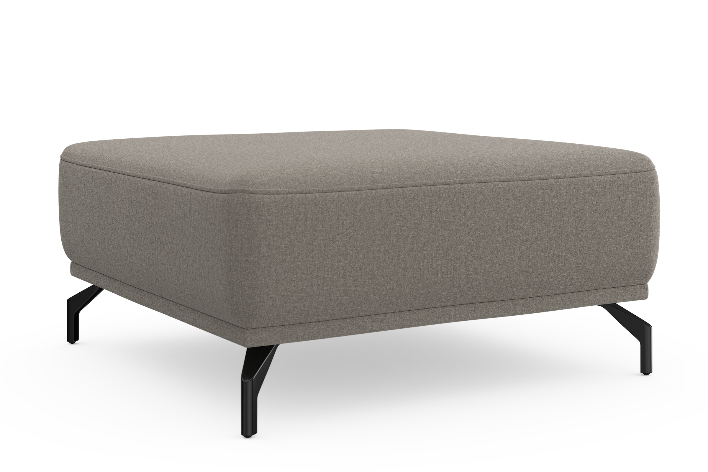 sit&more Hocker »Bailando« mit Federkern und schwarzen, matten Metallfüßen