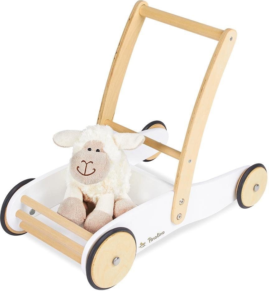 Pinolino® Lauflernwagen »Holzspielzeug, bei weiß«, Uli, Holz aus