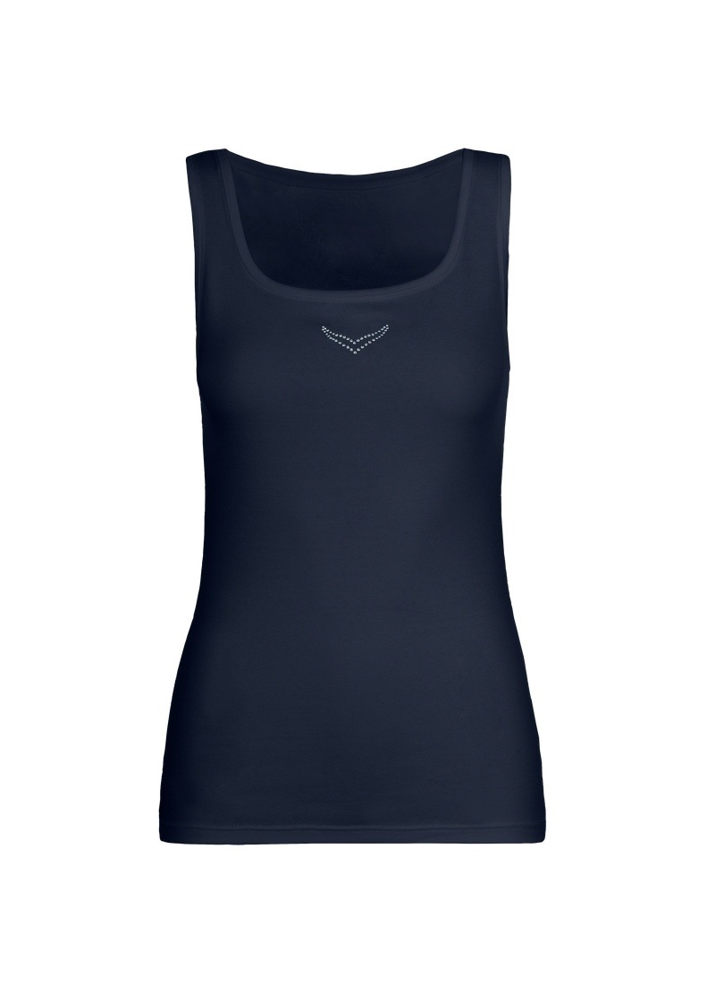 Trigema Tanktop »TRIGEMA Trägershirt mit Kristallsteinen«, (1 tlg.)