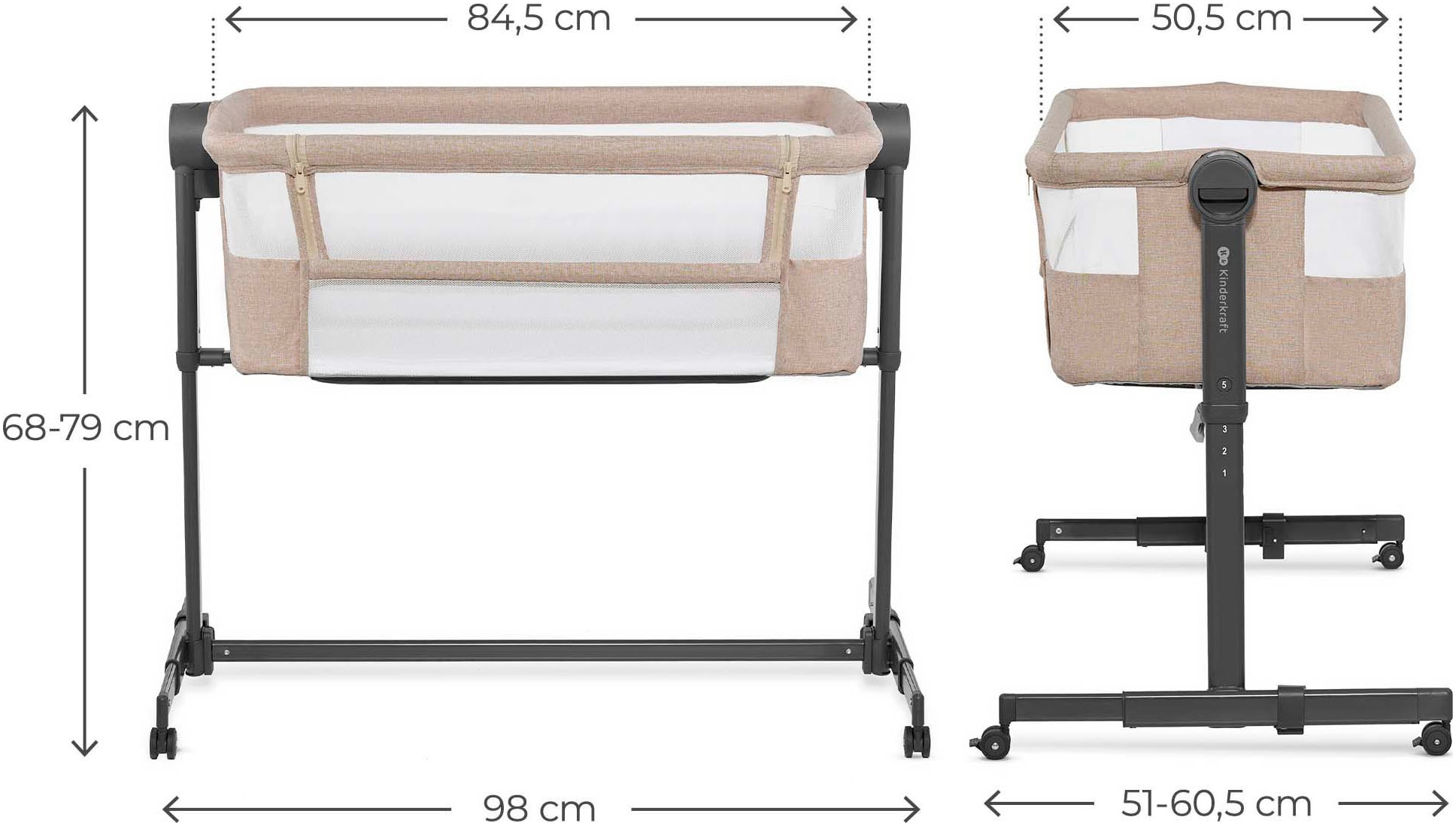 Kinderkraft Beistellbett »Neste Up 2«
