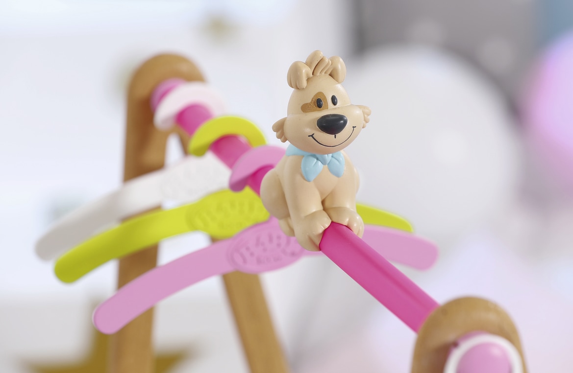 Baby Born Puppenmöbel »Kleiderstange«, mit Dekohund und Spiegel
