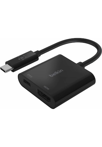Belkin Laptop-Adapter »USB-C auf HDMI-Adapter mit 60 W PD«, USB Typ C zu USB Typ C, 13 cm kaufen
