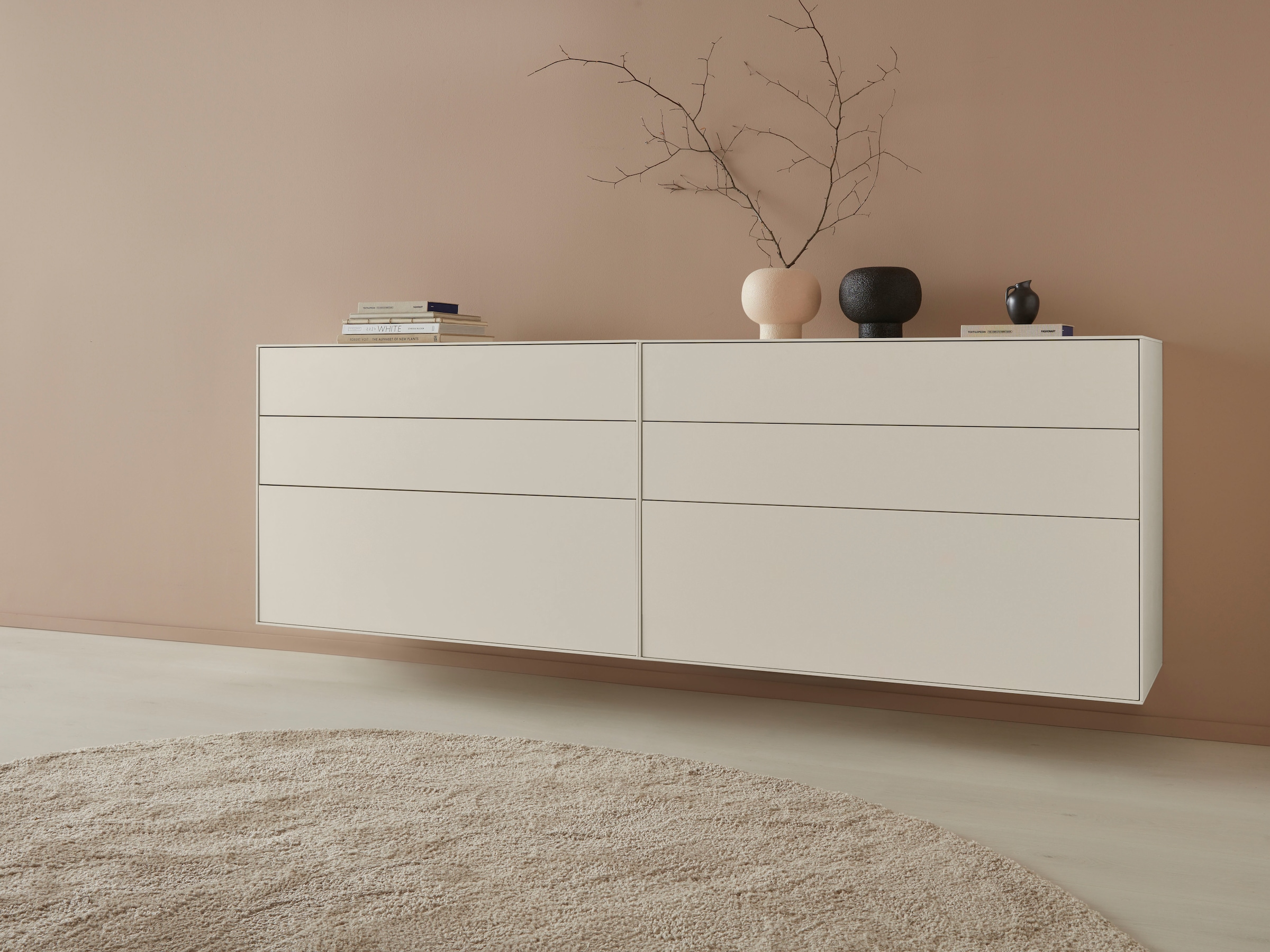 LeGer Home by Lena Gercke Sideboard »Essentials«, Breite: 112cm, MDF lackiert, Push-to-open-Funktion