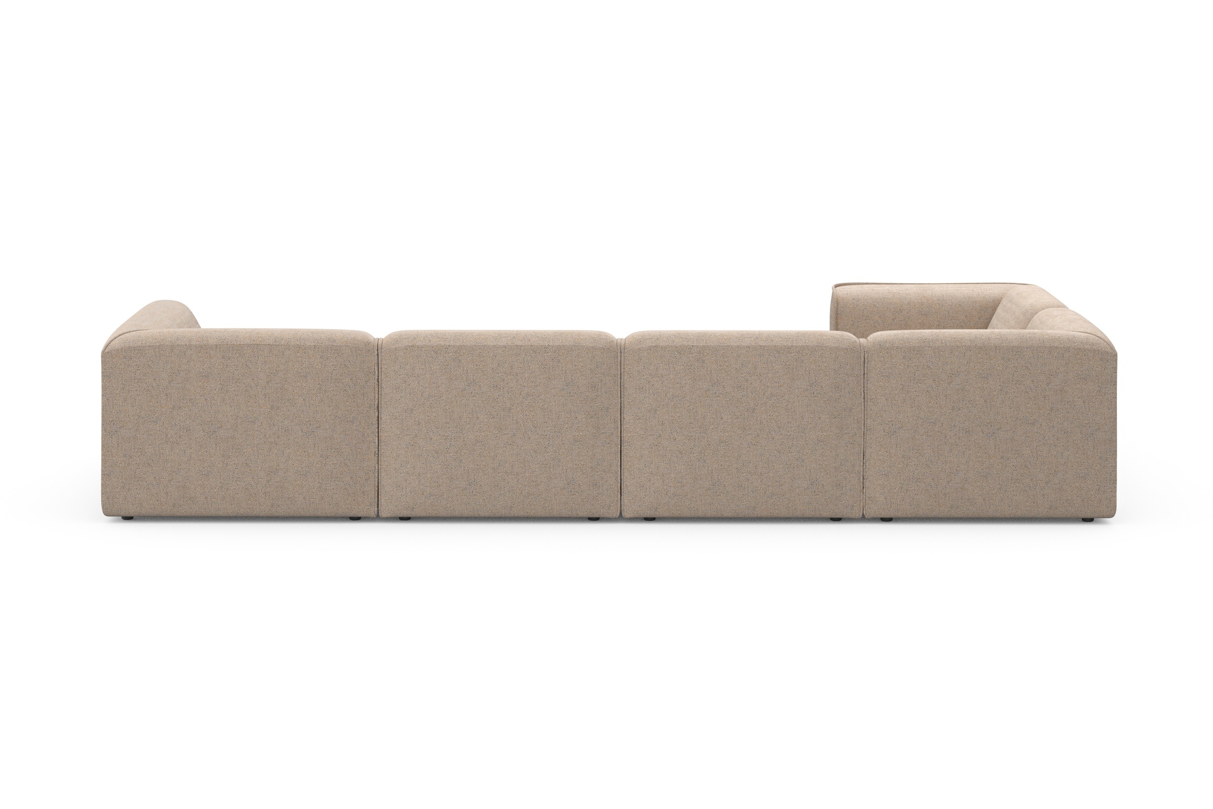 RAUM.ID Wohnlandschaft »Merid U-Form, jederzeit durch Module erweiterbar, B/T/H: 367/206/70 cm«, als Modul oder separat verwendbar, für individuelle Zusammenstellung