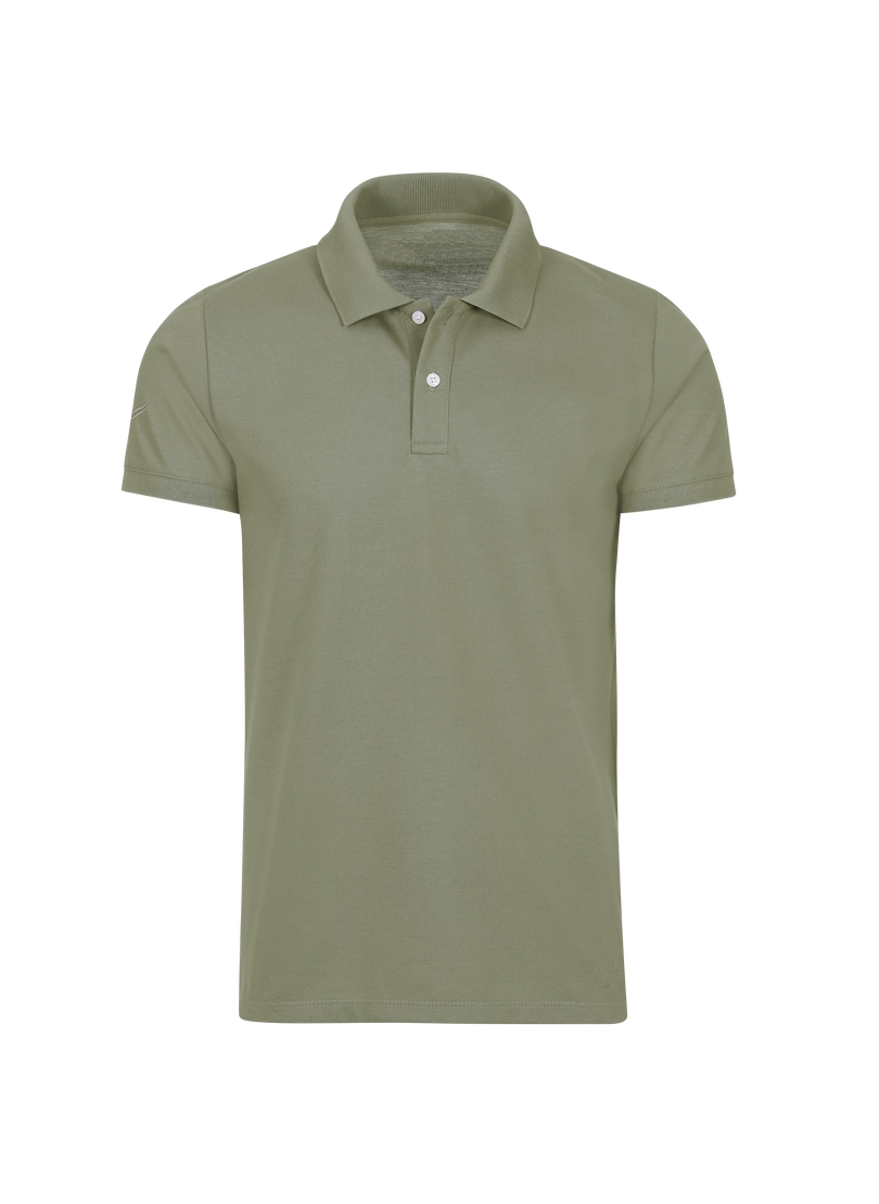 Trigema Poloshirt »TRIGEMA Slim Fit Poloshirt aus DELUXE-Piqué« 1