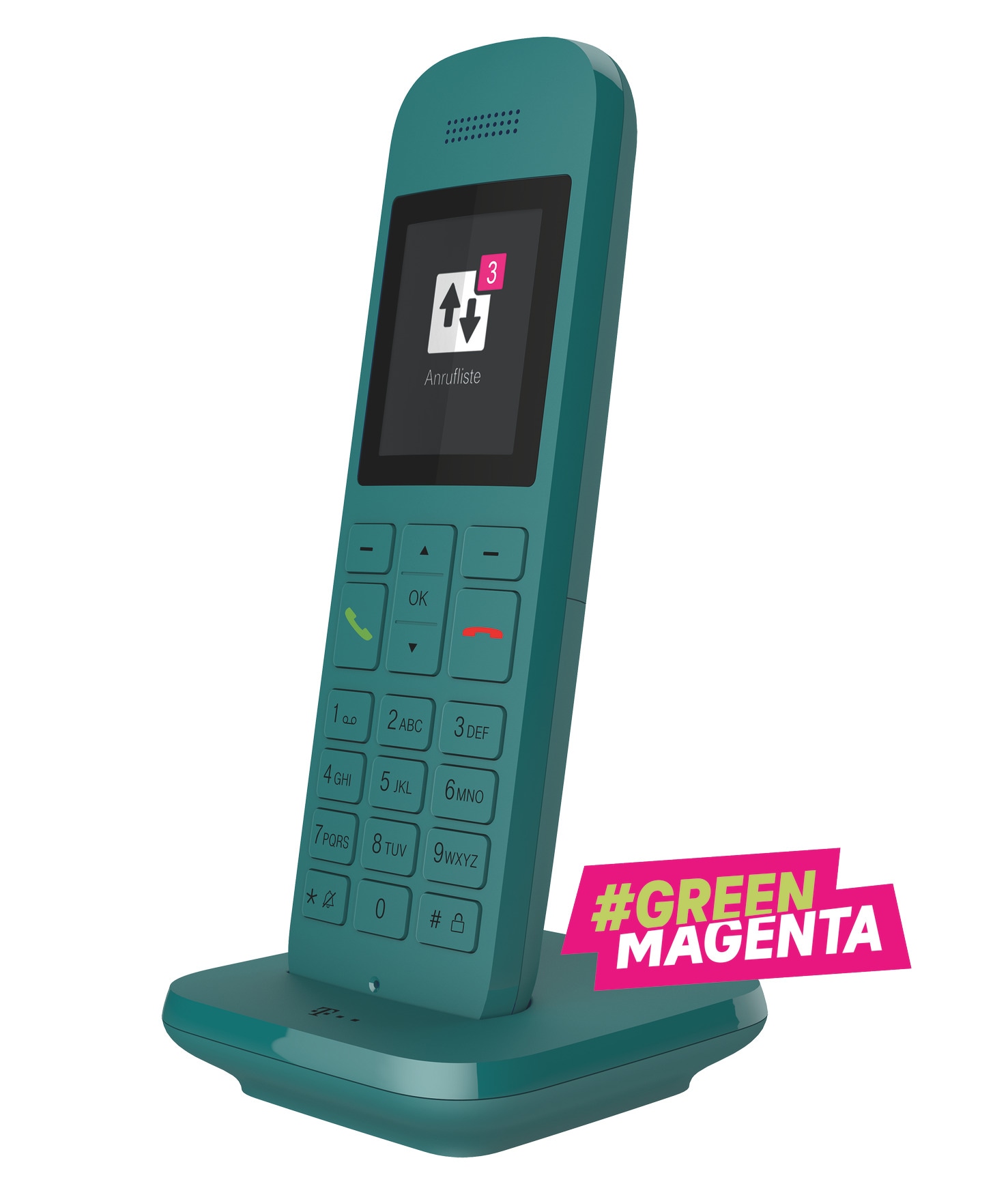 Telekom DECT-Telefon »Speedphone 12« (Mobilteile: 1 ) mit HD Voice, Multifunktionstaste 5 cm Farbdisplay