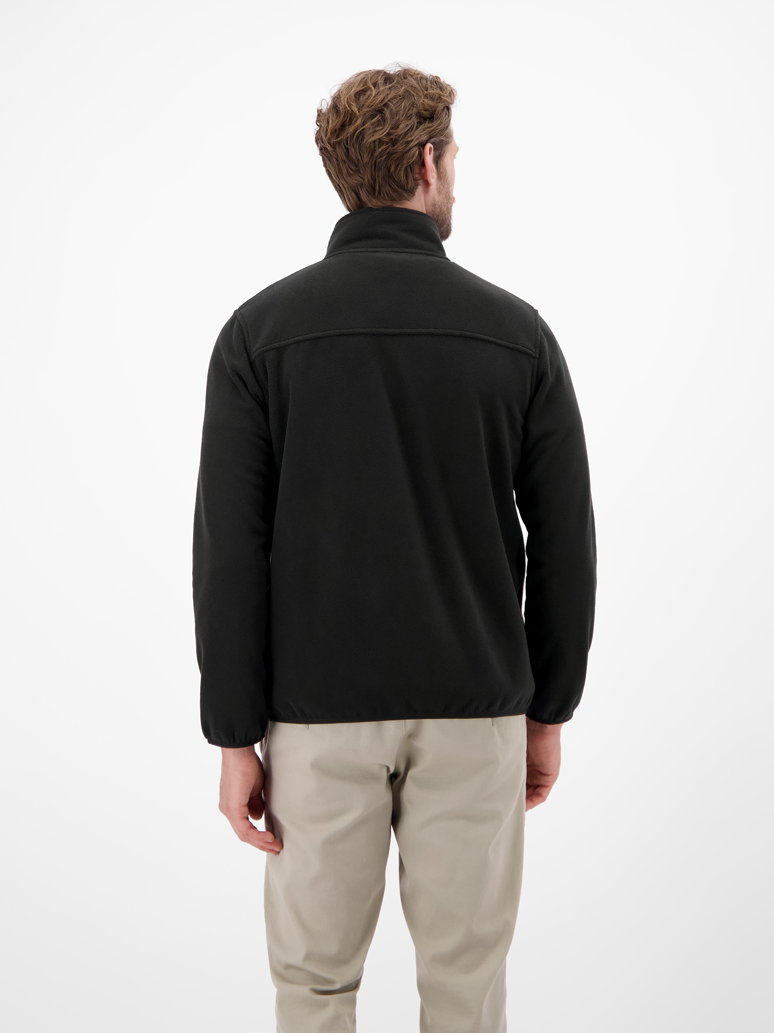 LERROS Sweatjacke Polarfleece-Jacke mit Reißverschluss