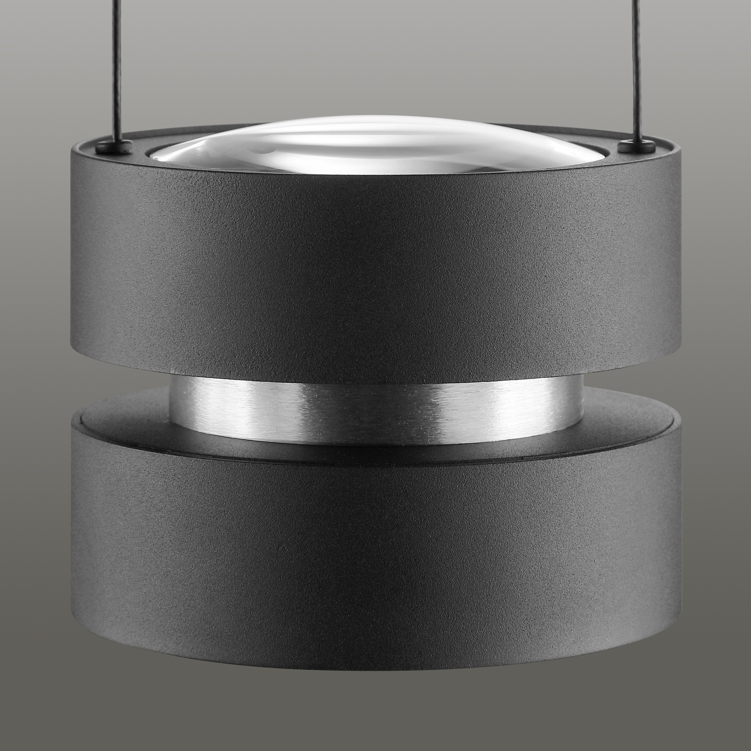 lumiCouture LED Pendelleuchte »Glow Sphere« LED-Modul 1 Stk. Warmweiß 2700 K, Up Downlight, Aluminium/Glas, schwarz