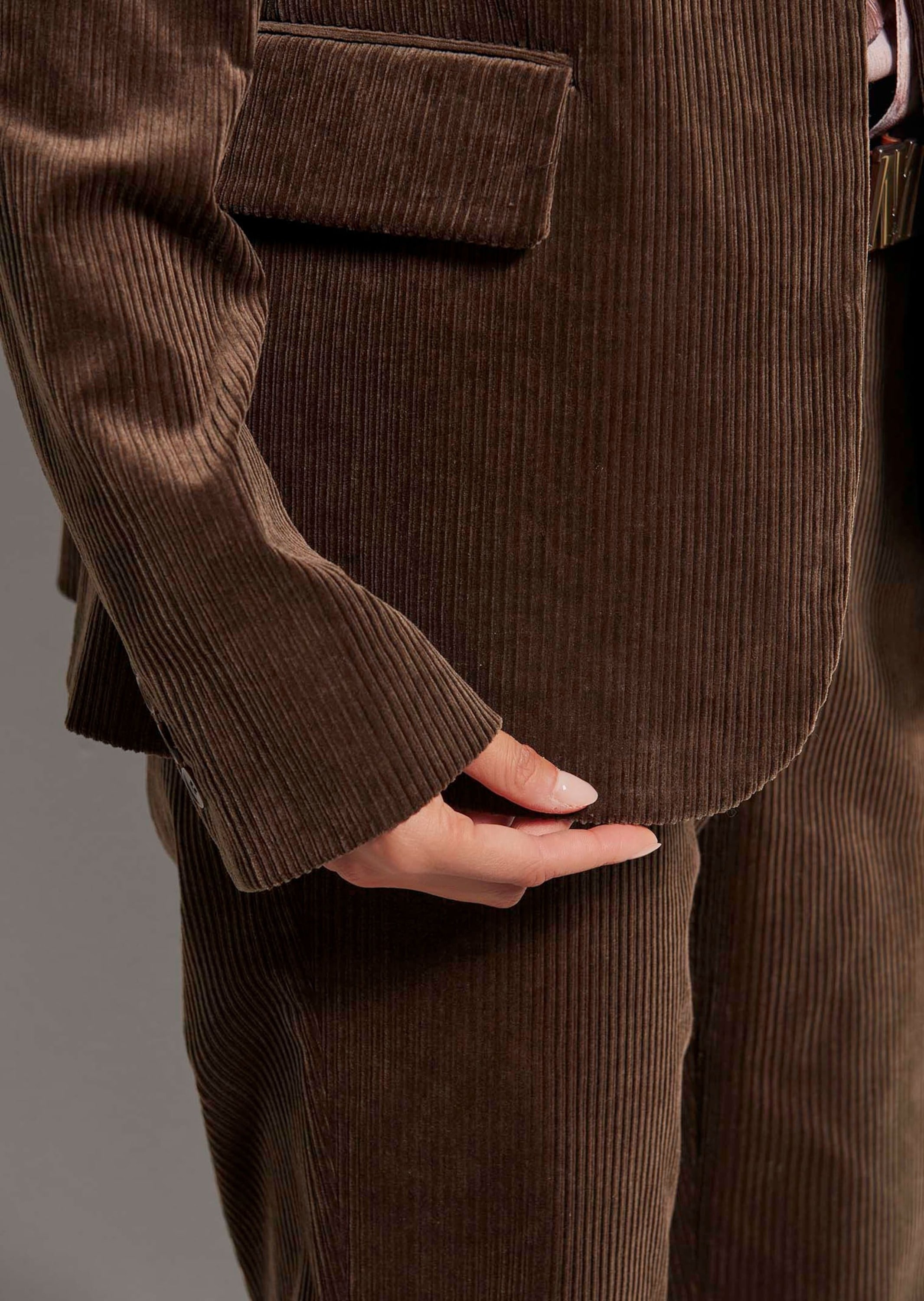 MADELEINE Jerseyblazer »Cordblazer Klassischer Cordblazer mit Reverskragen«