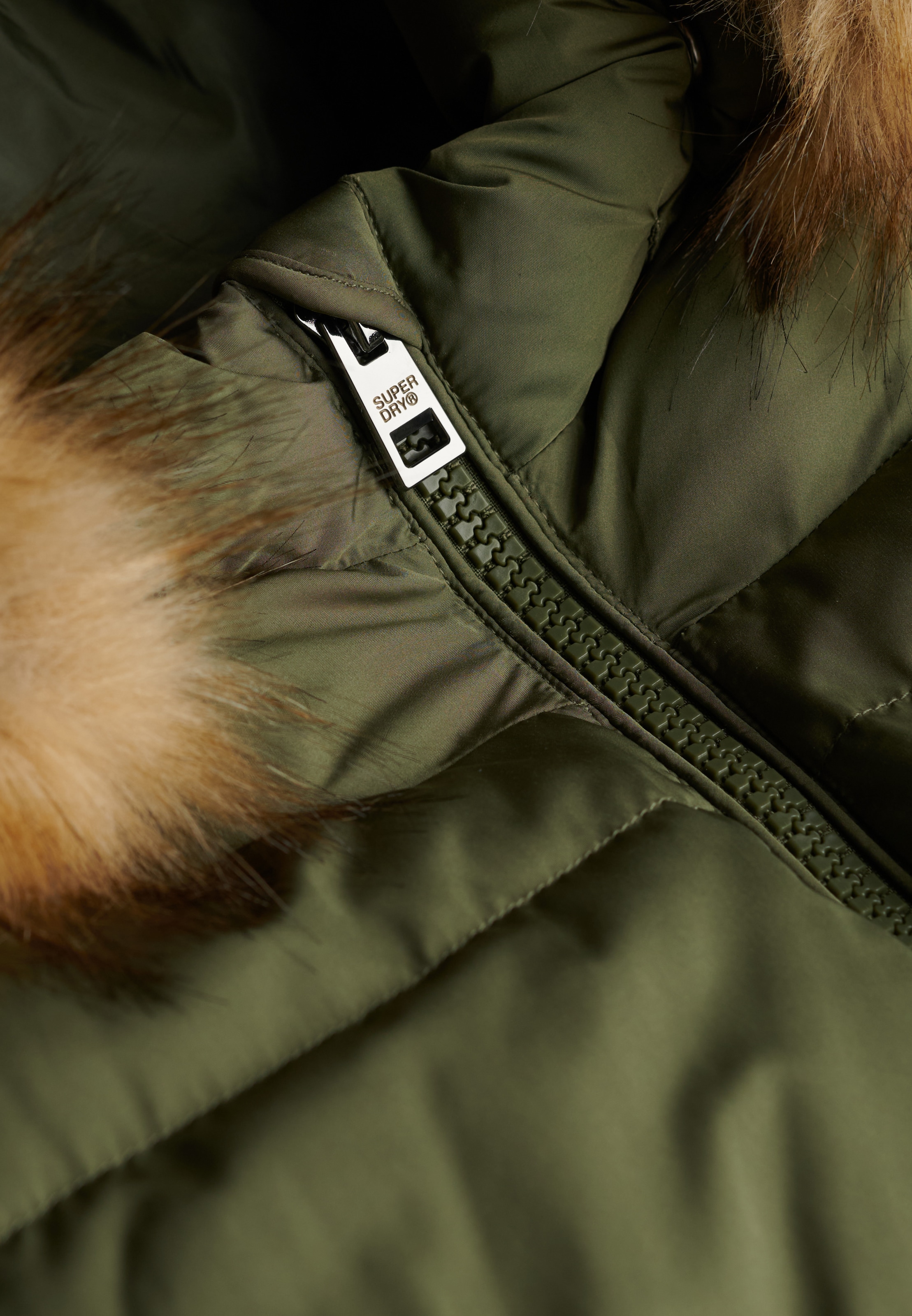 Superdry Steppjacke »FUJI BELTED PUFFER« mit Kapuze