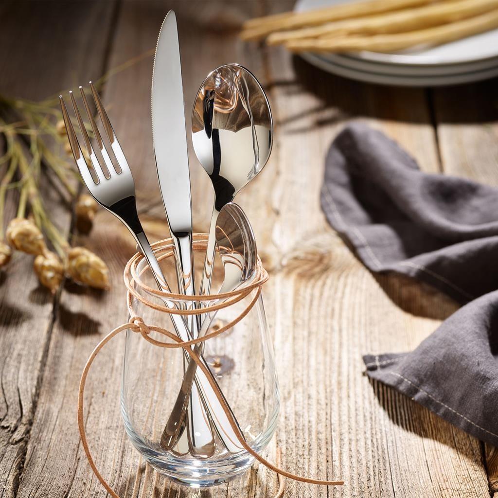 like. by Villeroy & Boch Besteck-Set »Besteckset Essential 144er Set silber« Spülmaschinenfest