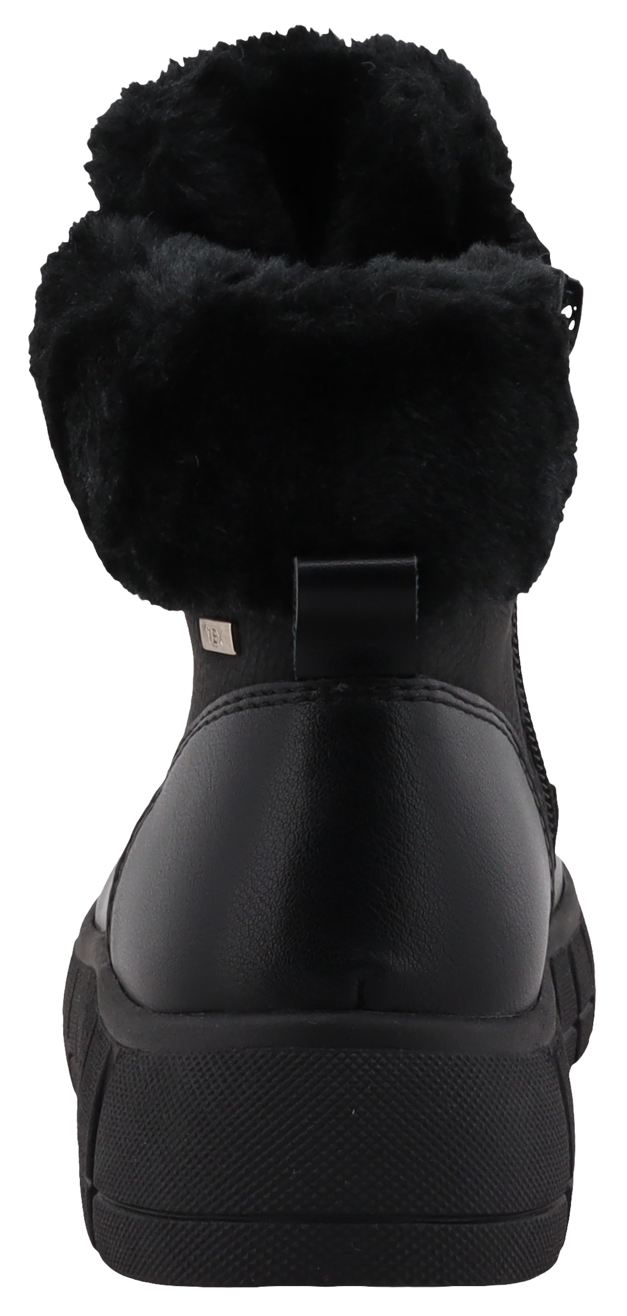 TOM TAILOR Winterboots, Keilabsatz, Winterstiefelette, Schnürboots, goldfarbene Ösen