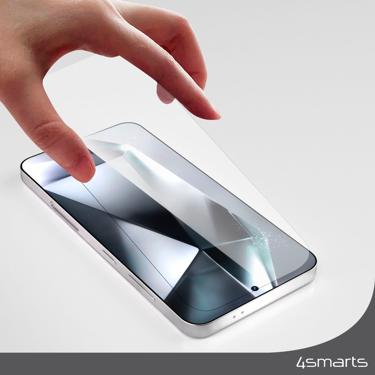 4smarts Displayschutzglas »Second Glass Displayschutz«, für Samsung Galaxy S24+-Samsung Galaxy S25+, Bildschirmschutz