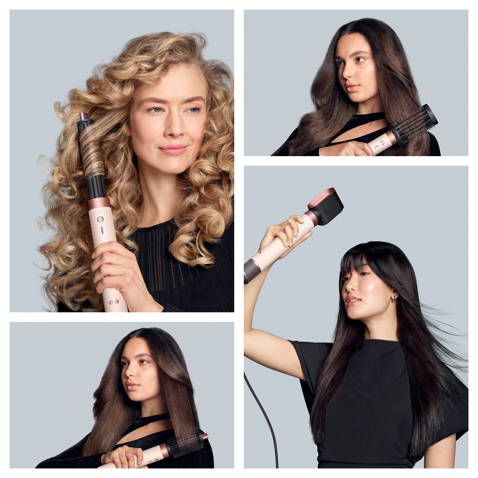 DYSON Multihaarstyler »Airwrap Co-anda2x™ Multi-Haarstyler und –trockner Straight + Wavy« 6 Aufsätze 6-in-1-Styling. 2-mal stärkerer Luftstrom für mehr Leistung