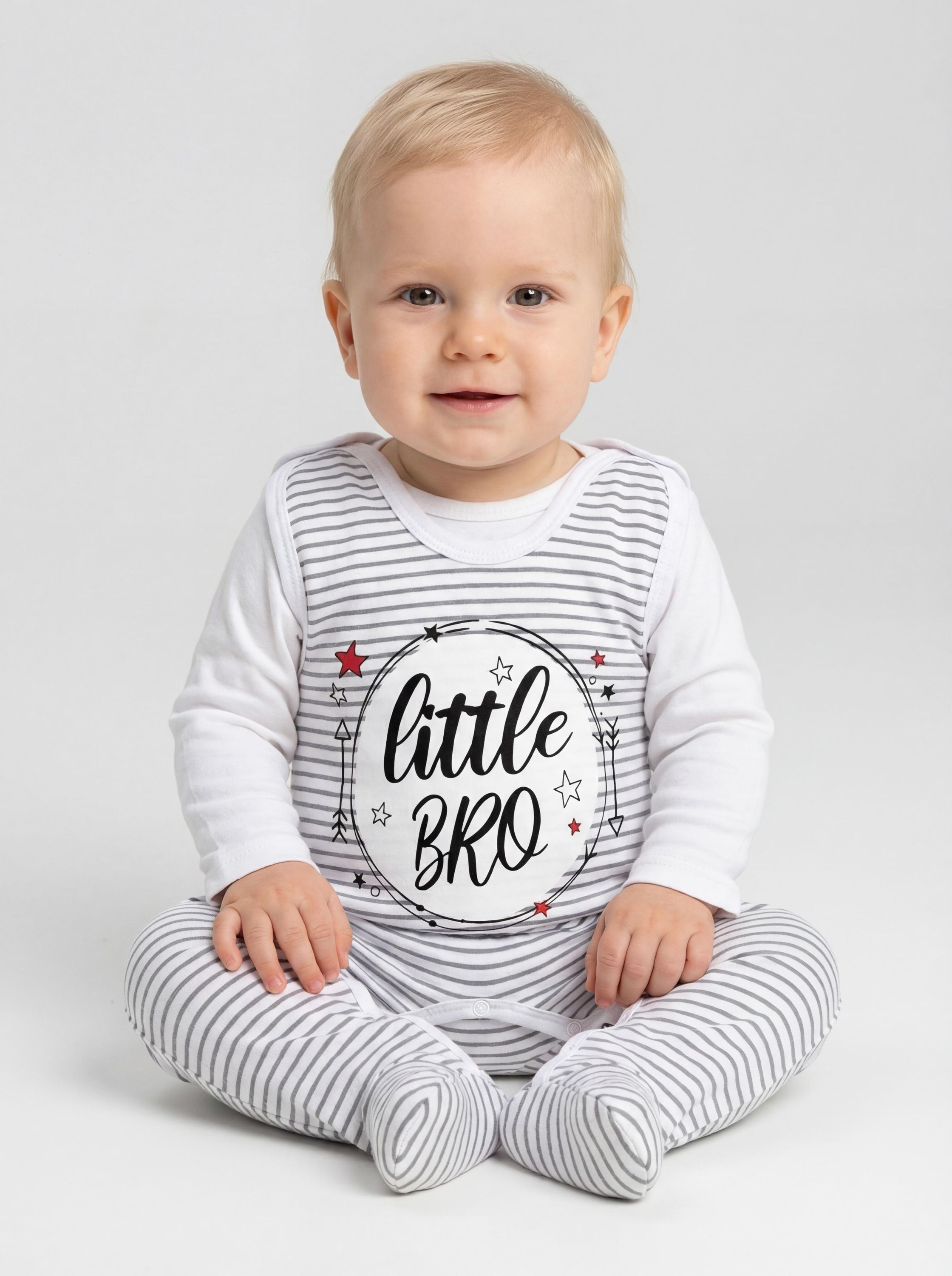 TupTam Strampler »Strampler Baby Strampler mit Aufdruck Spruch 5er Pack«
