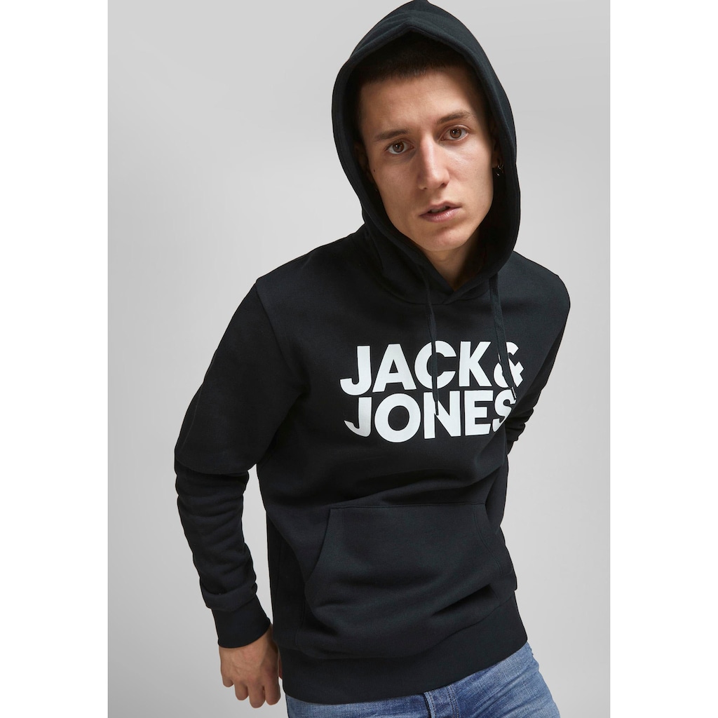 Jack & Jones Kapuzensweatshirt »CORP LOGO SWEAT HOOD«, (Packung, 2 tlg., 2er-Pack)