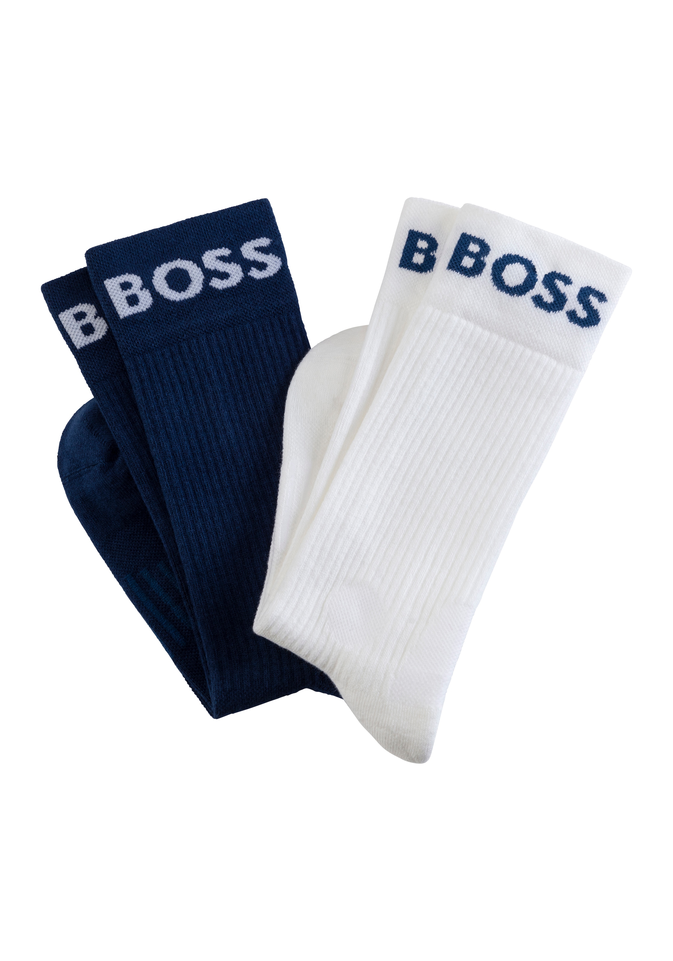 Freizeitsocken »2P RS Sport«, (Packung, 2 Paar, 2er Pack), mit großem BOSS...