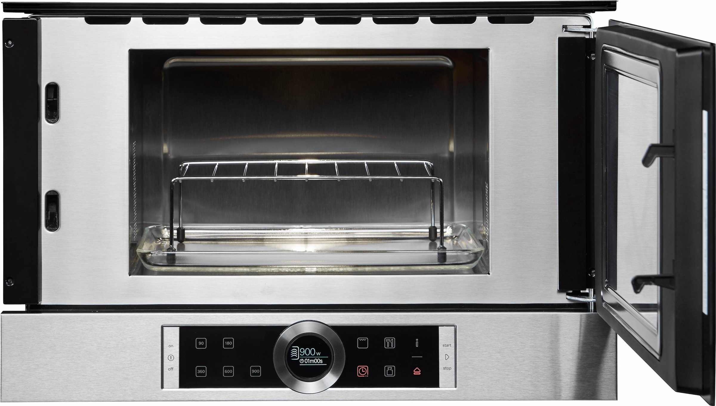 Microondas Integrable BOSCH BER634GS1 (21 L - Con grill - Inox)