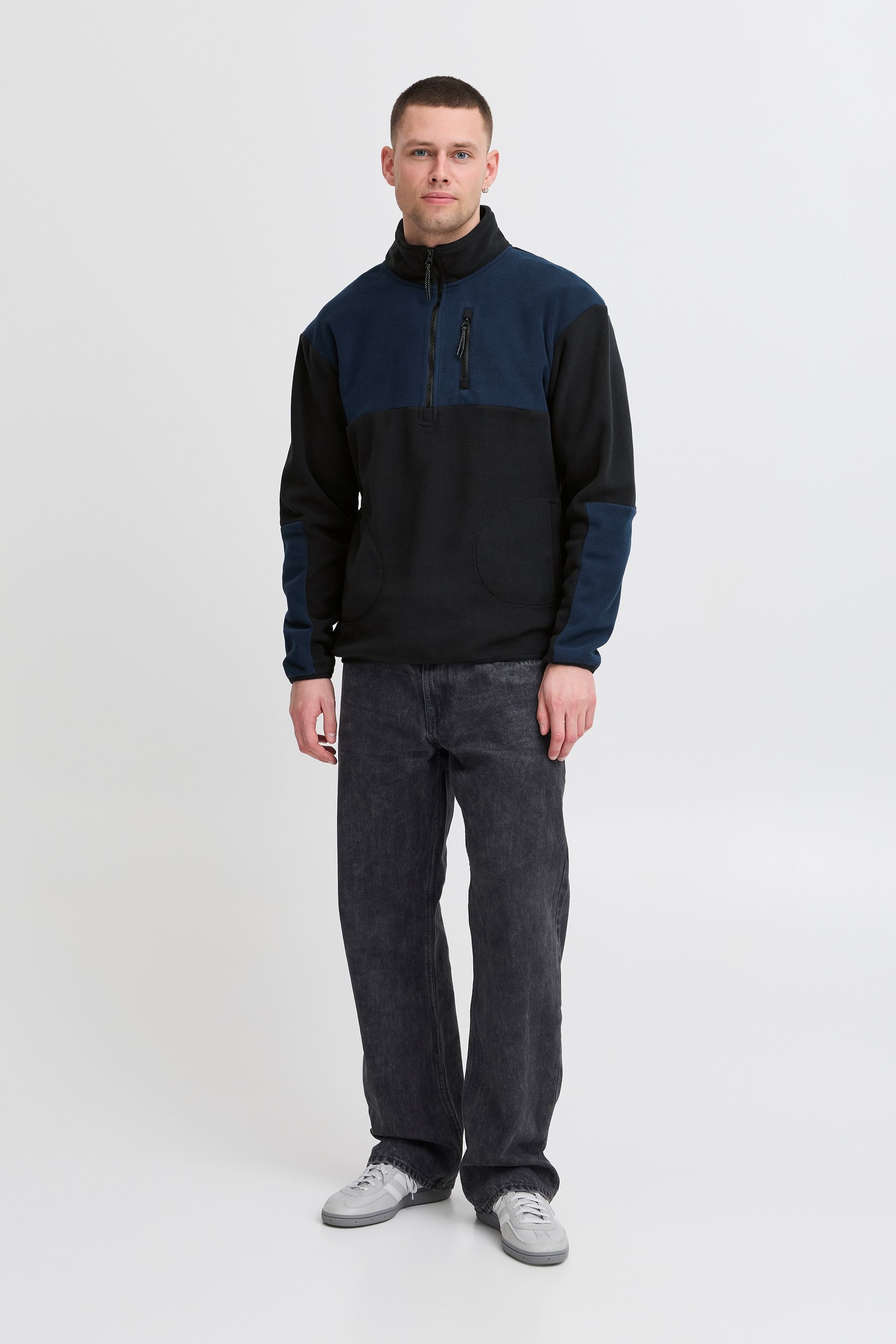 Blend Fleecejacke »Fleecejacke BHBROOKS Sweatshirt halfzipp«