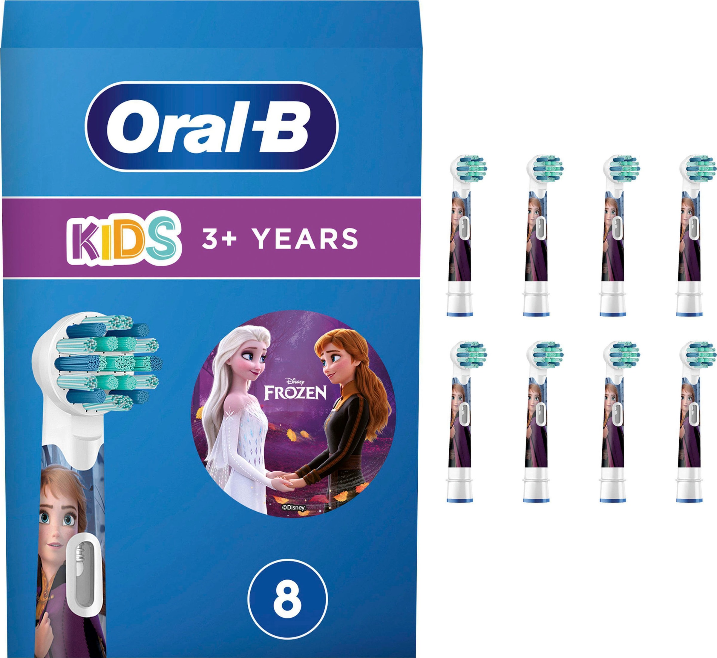 Aufsteckbürsten »Kids Frozen«, extra weiche Borsten, ab 3 Jahren, Design kann...