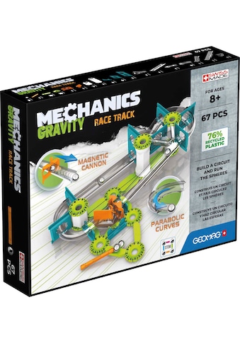 Magnetspielbausteine »GEOMAG™ Mechanics Gravity, Recycled Race Track«, (67 St.)