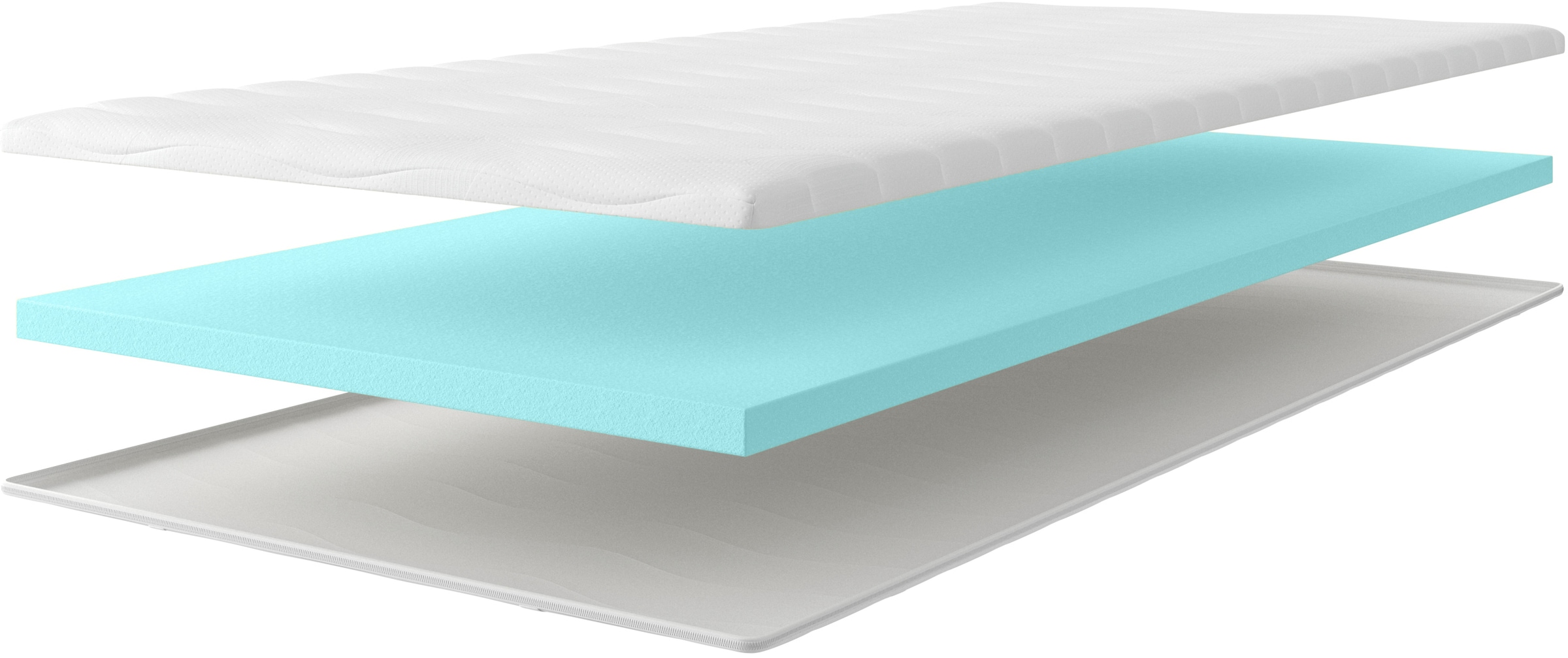 OTTO home Topper »Tornby Topper 90x200 cm,180x200 cm, in 4 Härtegraden« Matratze & Boxspringbett, Hausstauballergiker geeignet, langlebig