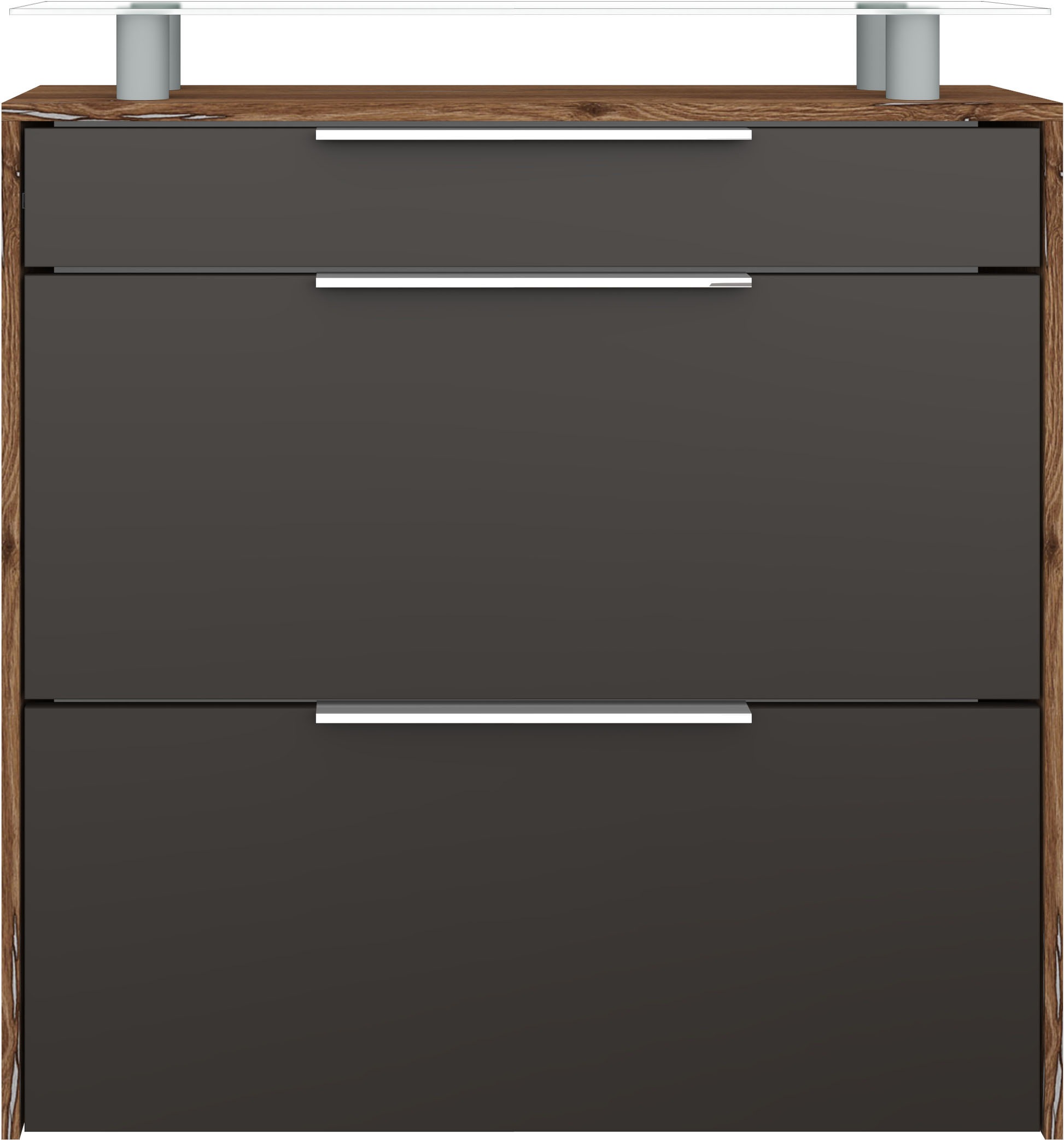 borchardt Möbel Schuhschrank »Oliva«, Breite 89 cm, hängend, mit 2 Doppeltrommel und 1 Schubkasten