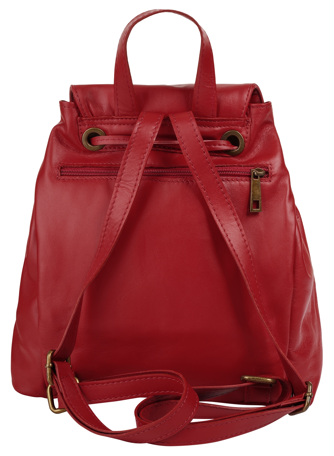 Samantha Look Cityrucksack, echt Leder, Made in Italy