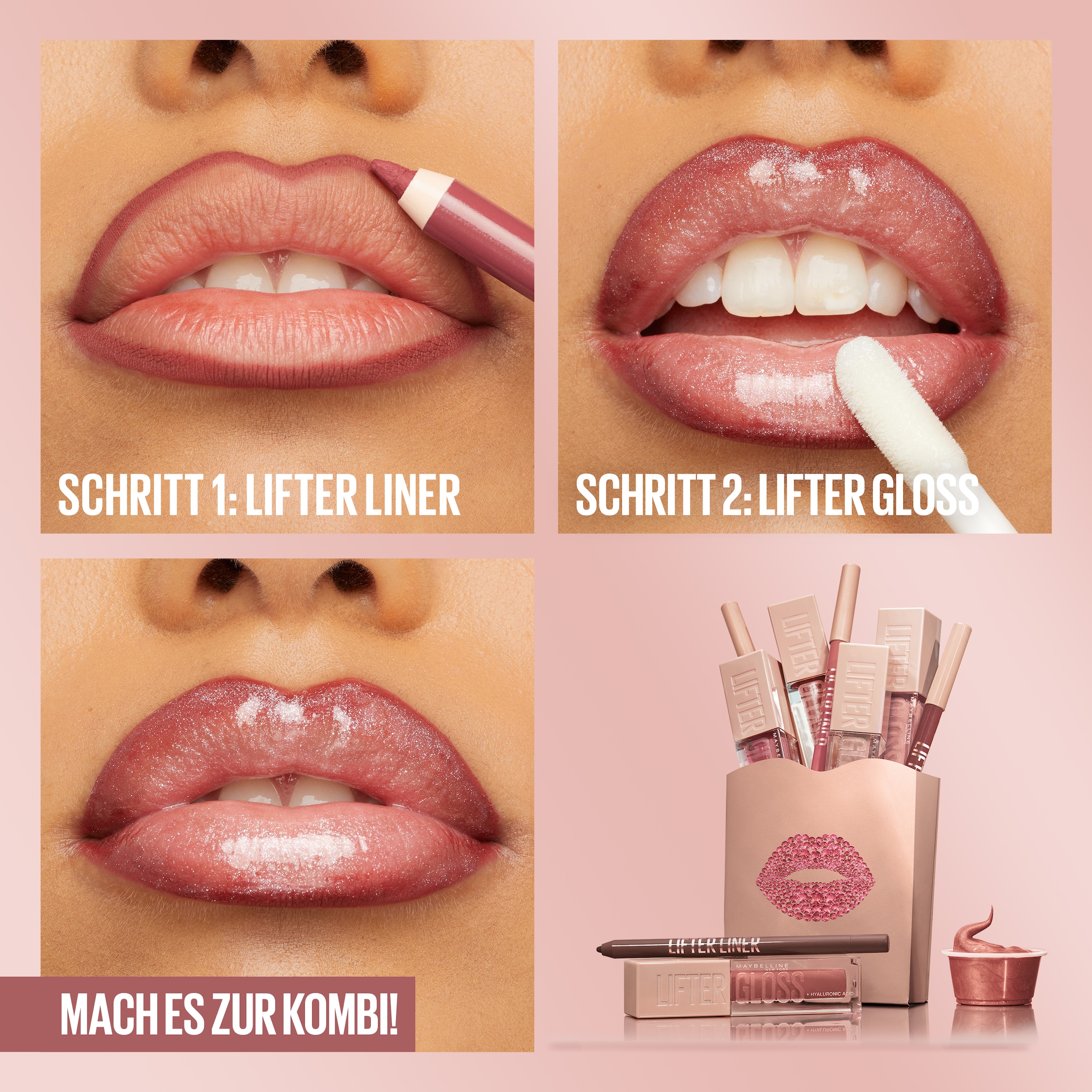 MAYBELLINE NEW YORK Lipliner »LIFTER LINER LIPLINER« mit Hyaluronsäure für voller aussehende Lippen