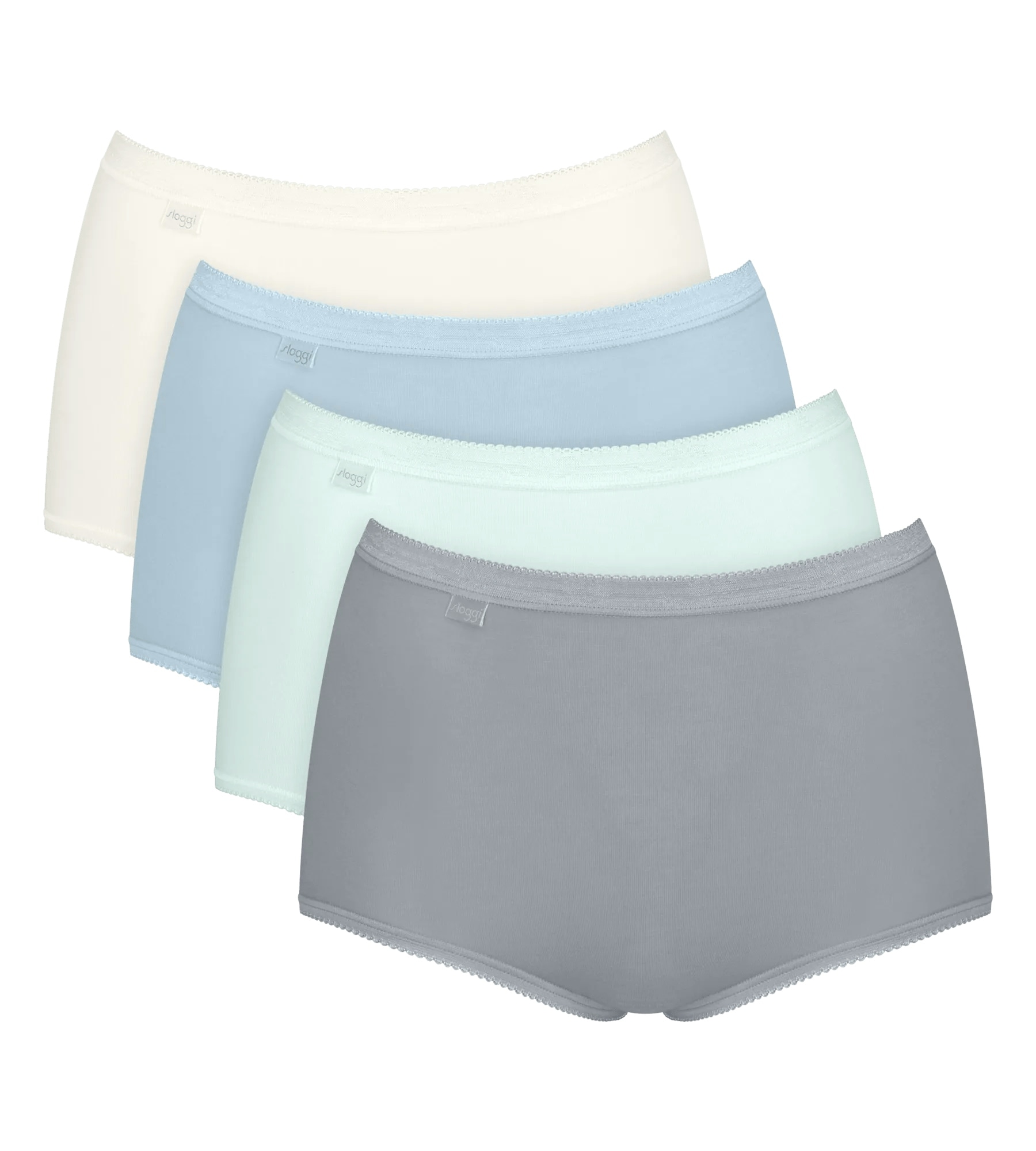 sloggi Maxislip »Basic+ Maxi« 4er Pack,  perfekter Sitz, besonders weiche Nähte, Cotton-Mix, Multipack