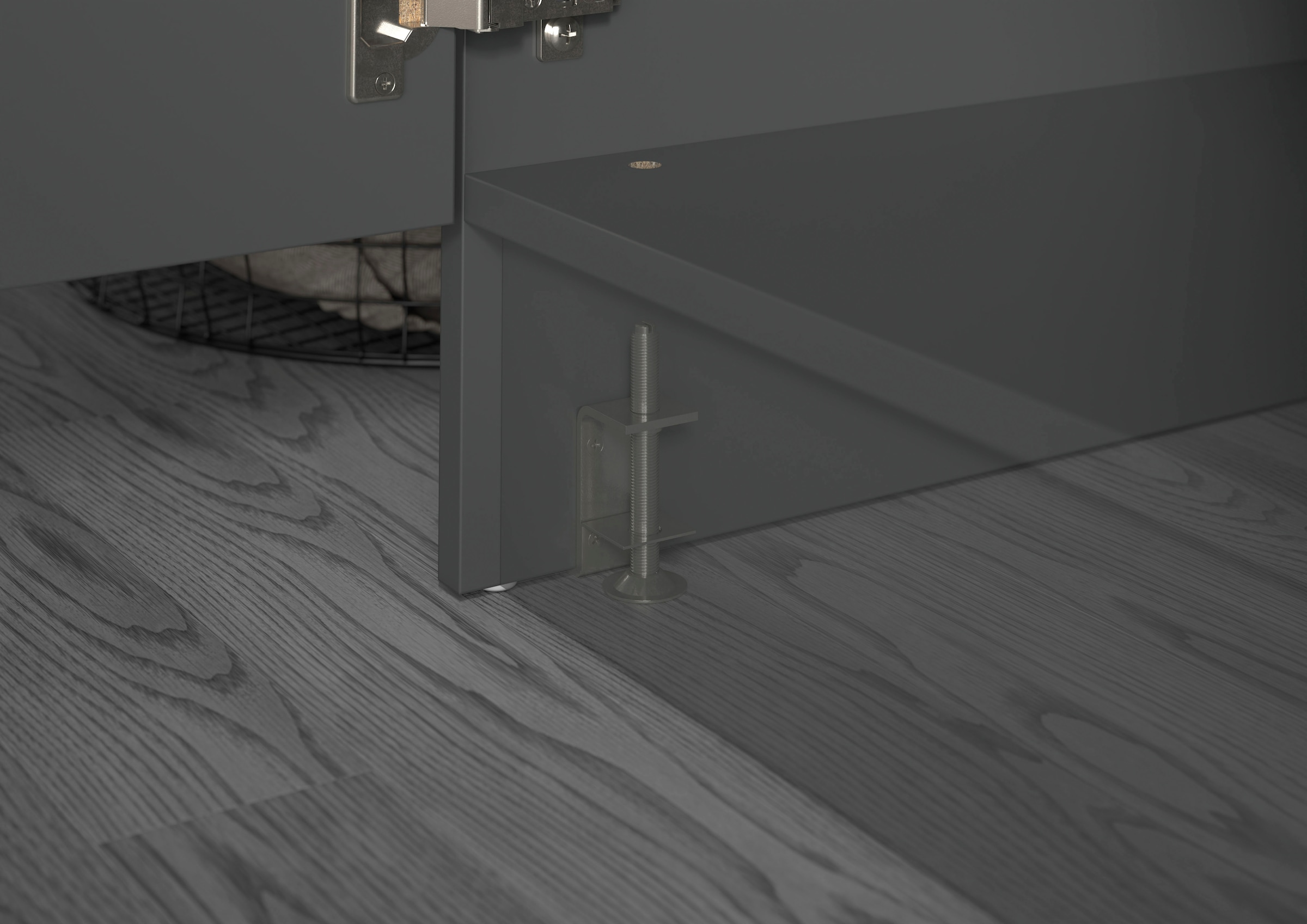 welltime Badmöbel-Set »FALAS, TOPSELLER!, 3-teilig, Hauswirtschaftsraum Set, Breite 176 cm« Set, 1x Wäscheschrank, 1x Waschmaschinenumbauschrank, 1x Mehrzweckschrank, 3 Stk. tlg.