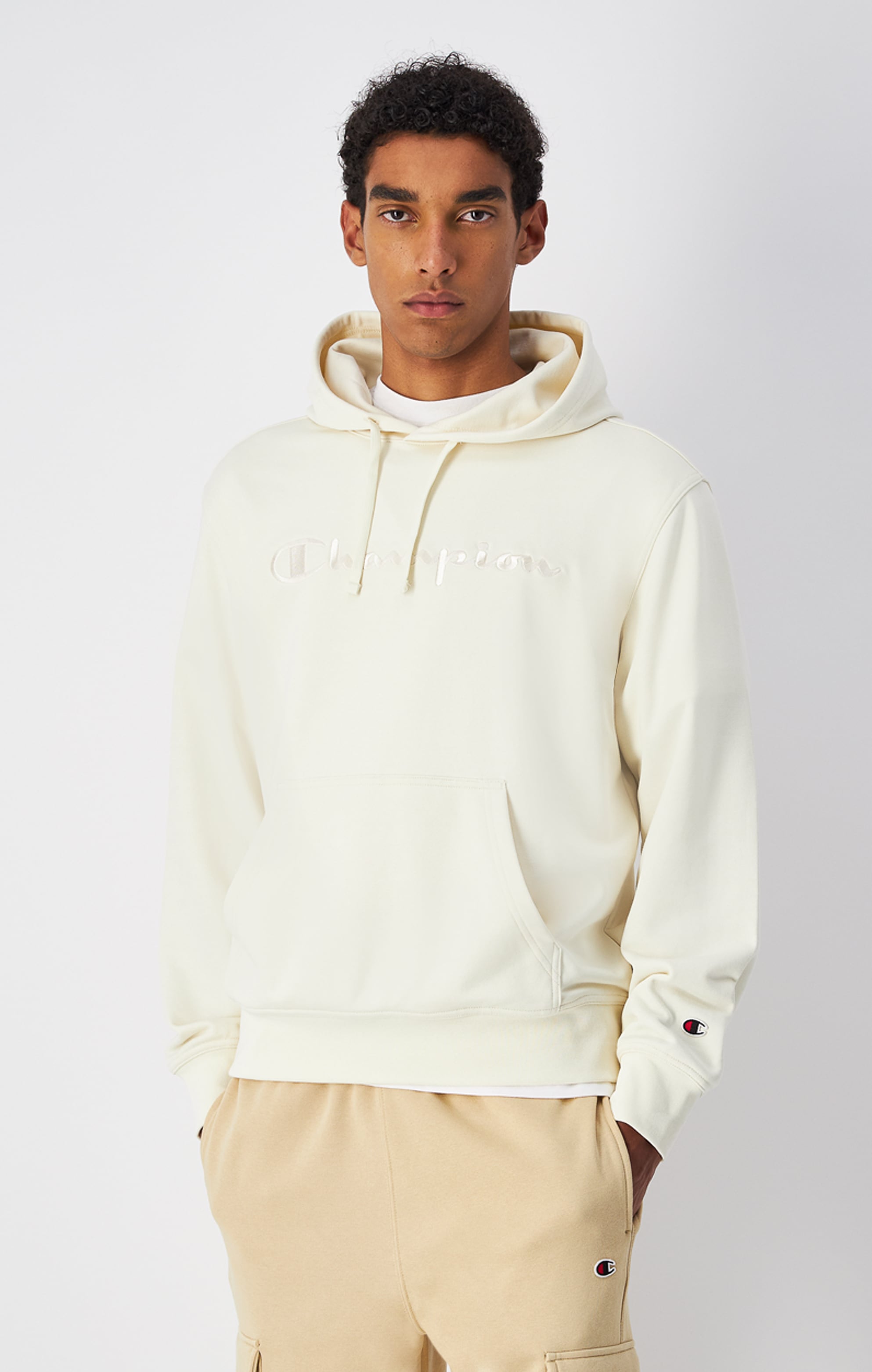 Champion Kapuzensweatshirt »ICONS TONAL Terry Hoodie with Big Logo«, mit Kapuze, Langarm-Design, aus Baumwolle und Polyester
