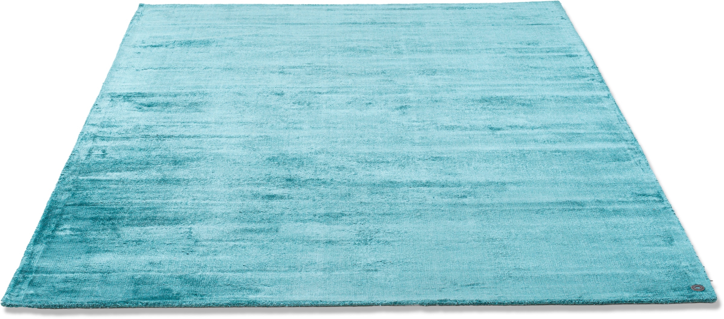 TOM TAILOR HOME Teppich »Shine uni« rechteckig 8 mm Höhe Handweb Teppich, 100% Viskose, handgewebt, mit elegantem Schimmer