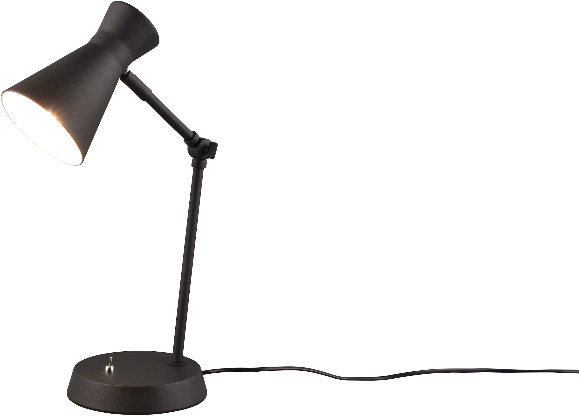 TRIO Leuchten Schreibtischlampe »Enzo«, 1 kaufen E27 Kippschalter, Garantie Jahren 3 mit Tischlampe XXL mit Leuchtmittel | exkl flammig-flammig, verstellbar (10W), online