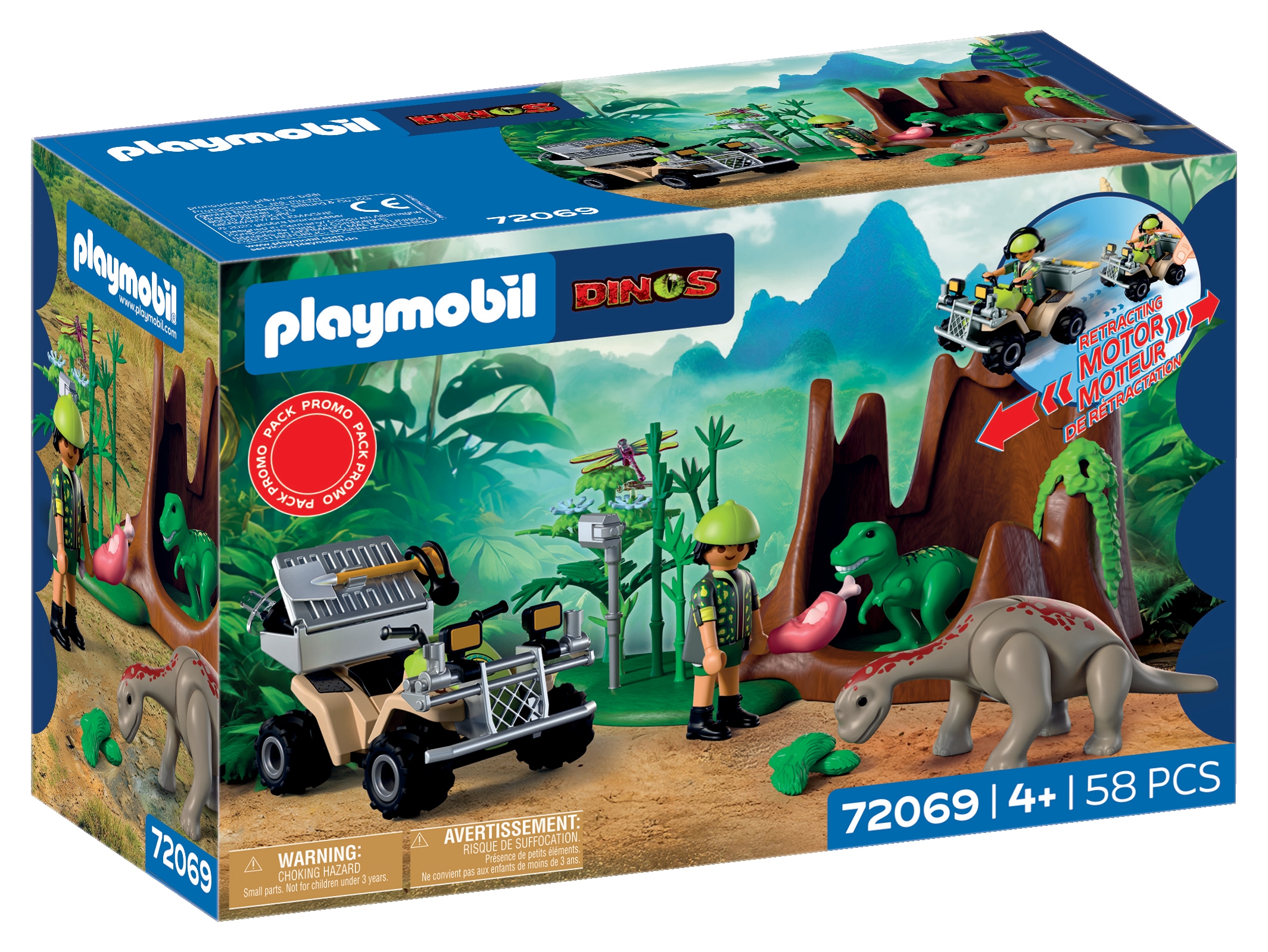 Playmobil® Konstruktions-Spielset »Dino-Versteck (72069), Dinos«