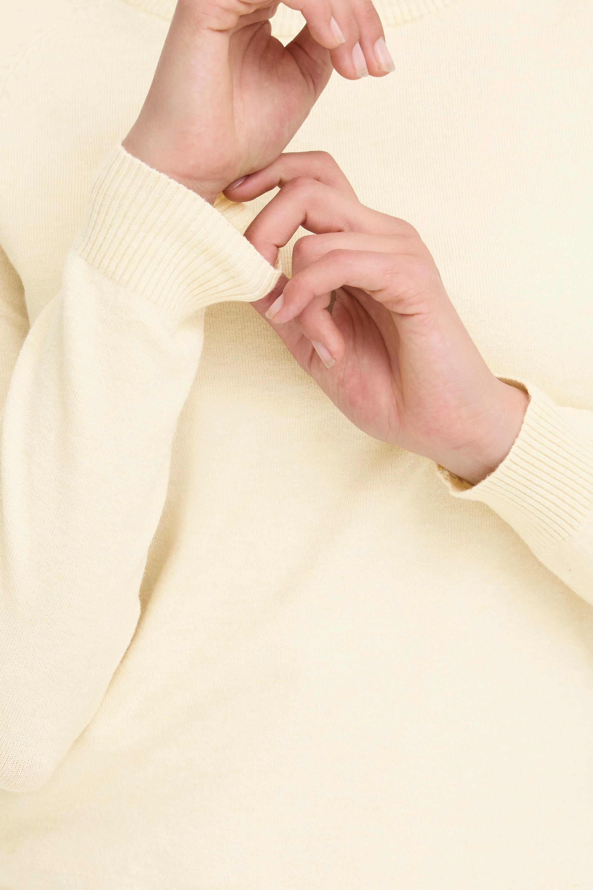 OXMO Strickfleece-Pullover »Strickpullover OXBMMNORA RAGLAN JUMPER«