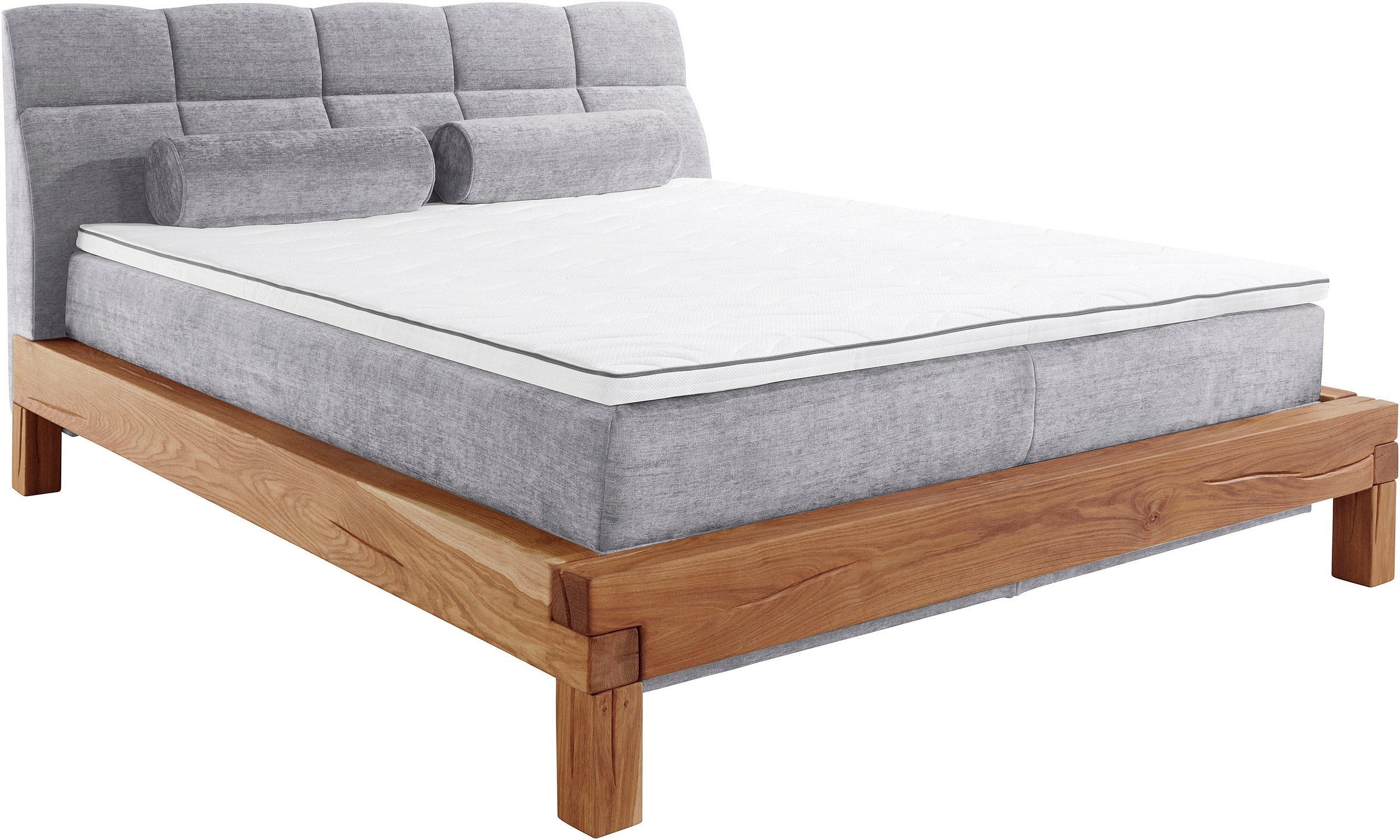 Home affaire Boxspringbett »Villads«, Liegefläche: 180/200 cm, Inside-Boxspring-Unterbau, recycelte Stoffe