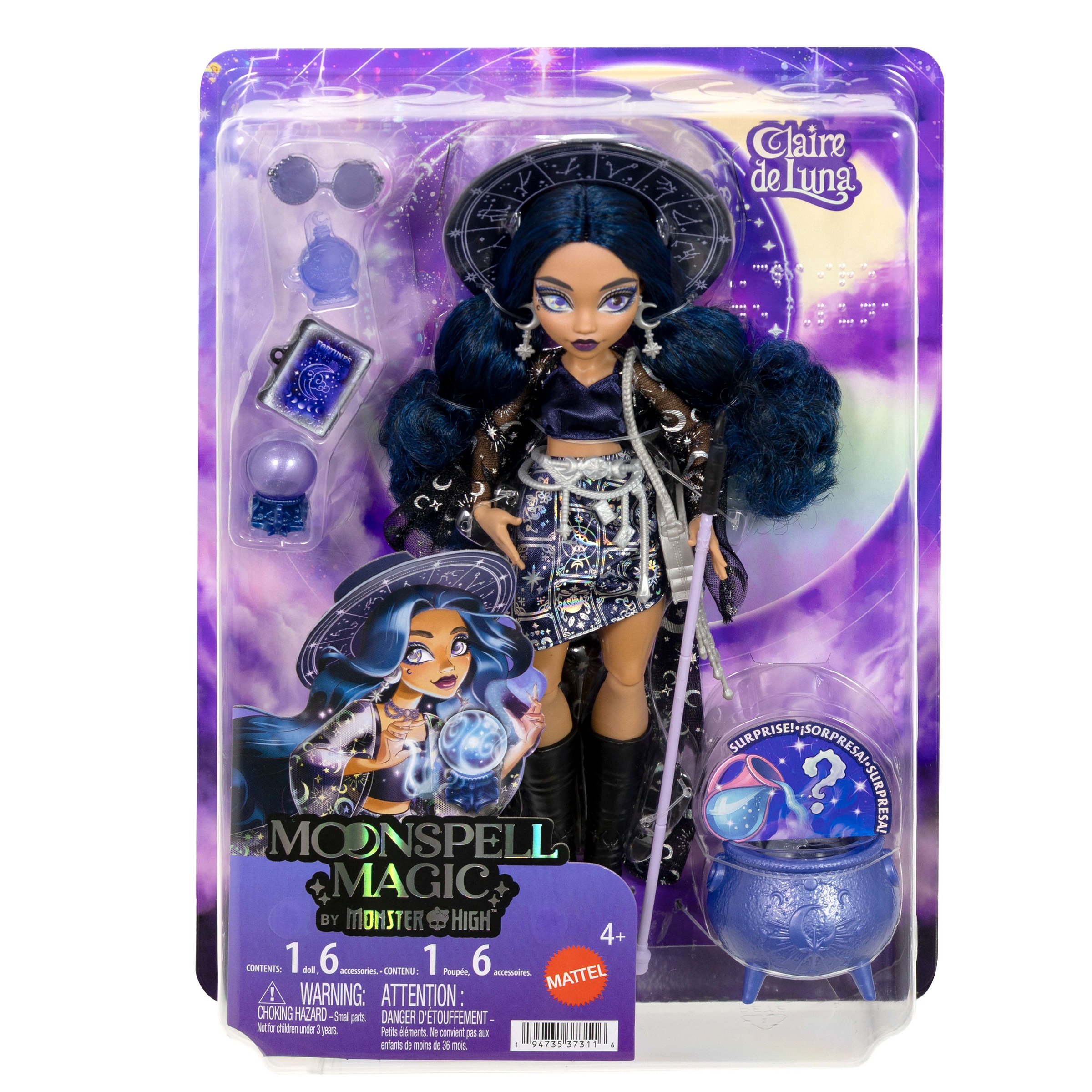 MonsterHigh™ Anziehpuppe »Moonspell Magic by Monster High Claire de Luna«