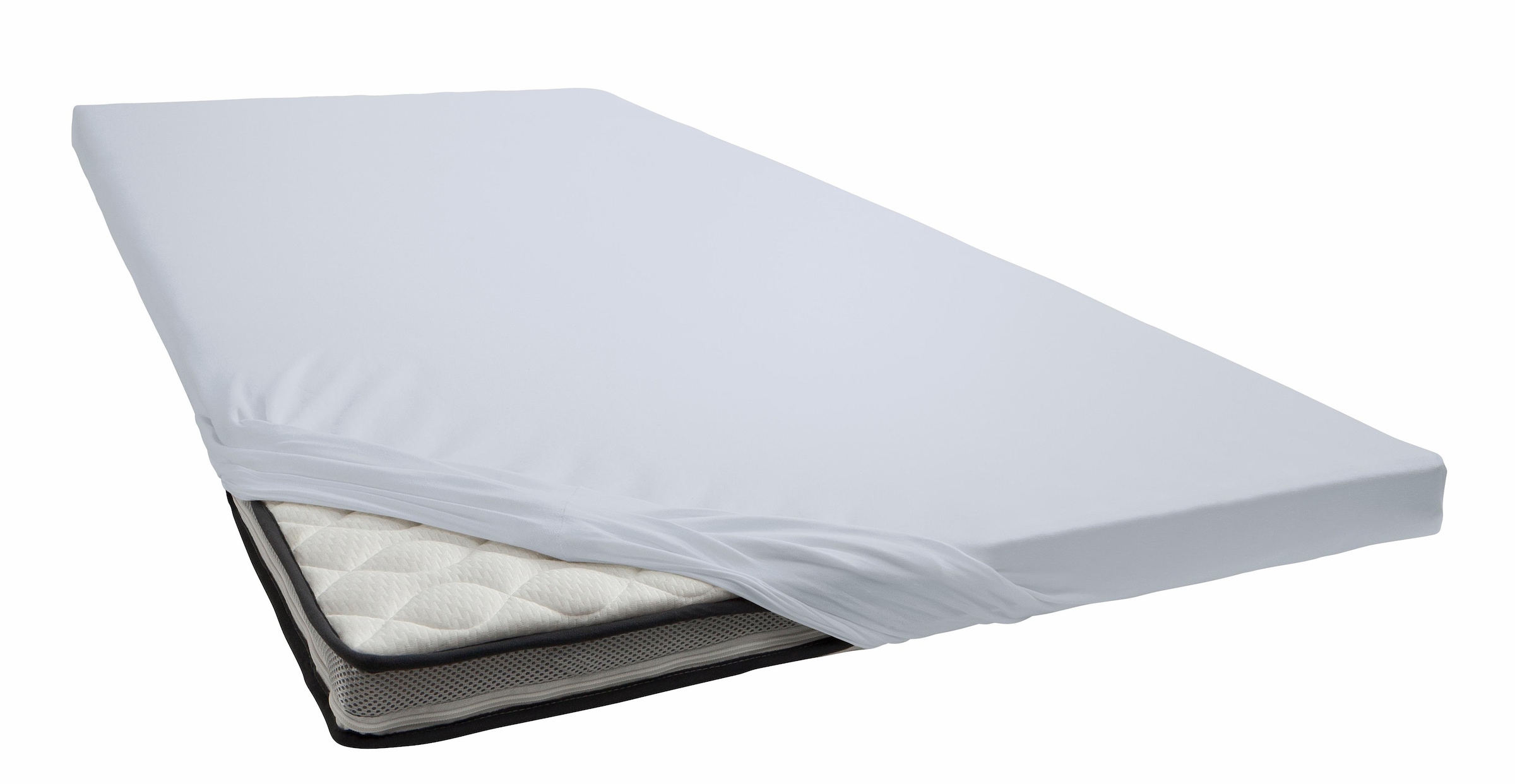 Primera Spannbettlaken »Elasthan-Feinjersey Topper« Aus 95% gekämmter Baumwolle und 5% Elastan