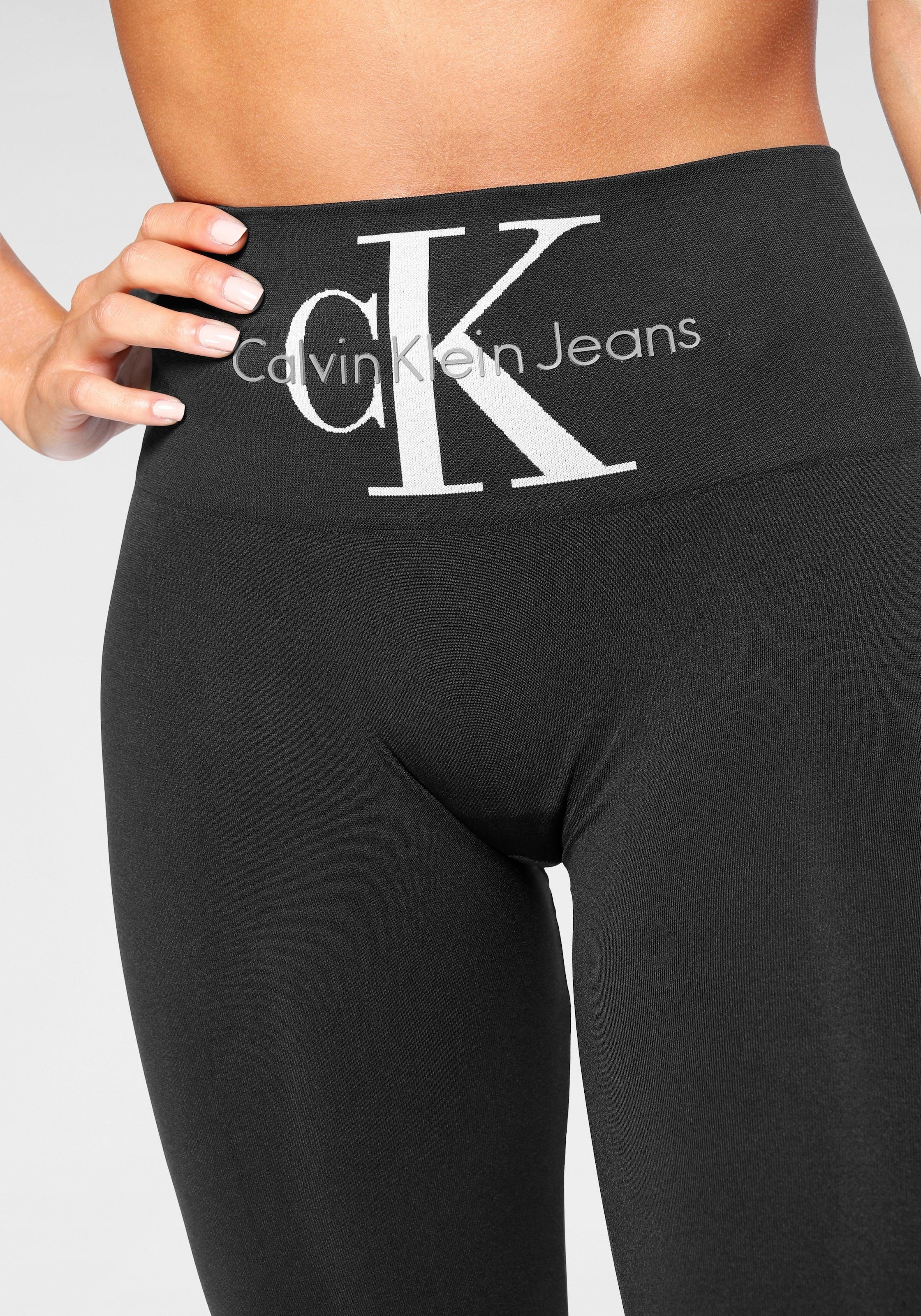 Calvin Klein Leggings, mit breitem Shapingbund