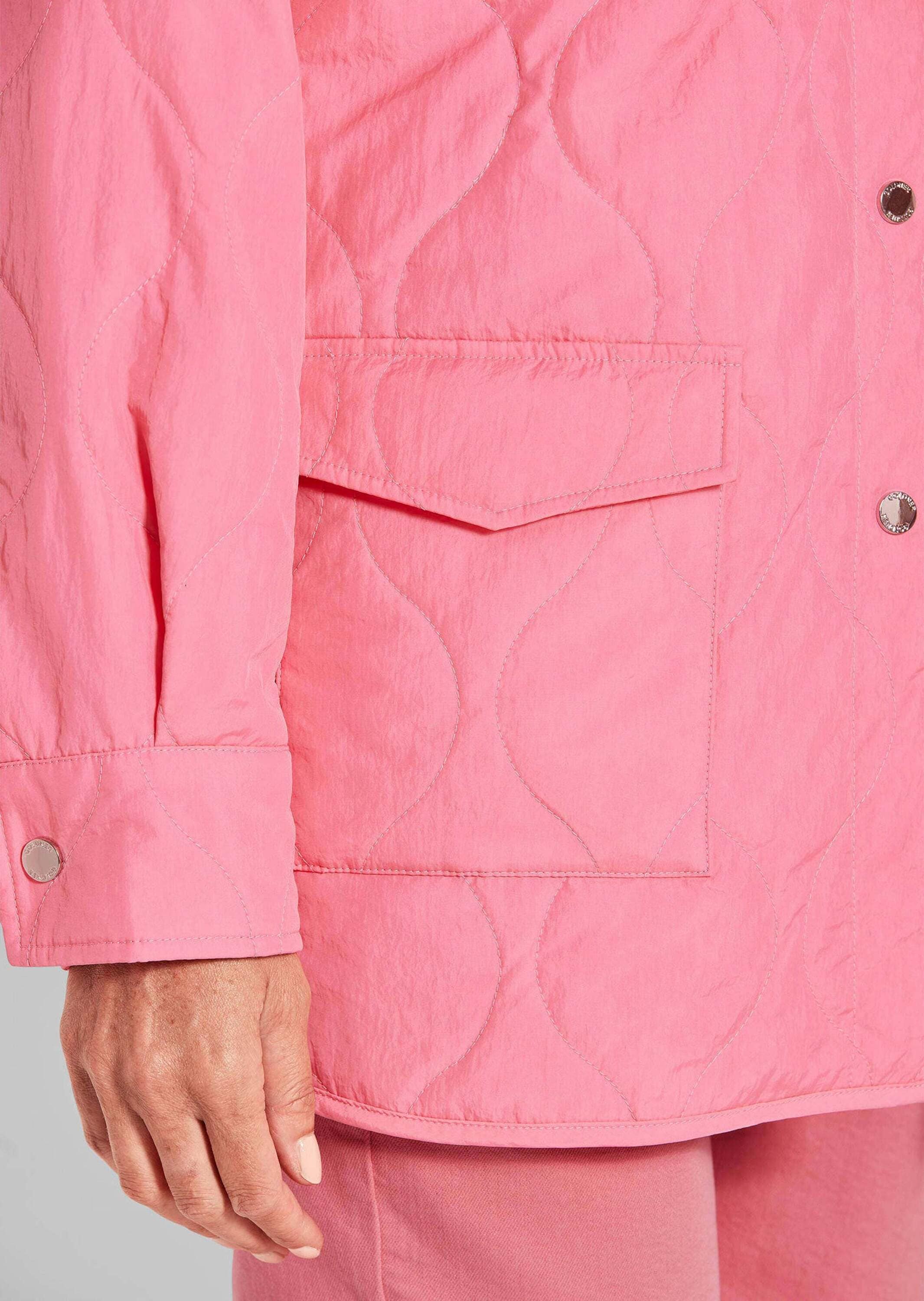 GOLDNER Steppjacke »Steppjacke mit Hemdkragen« Seitenschlitze