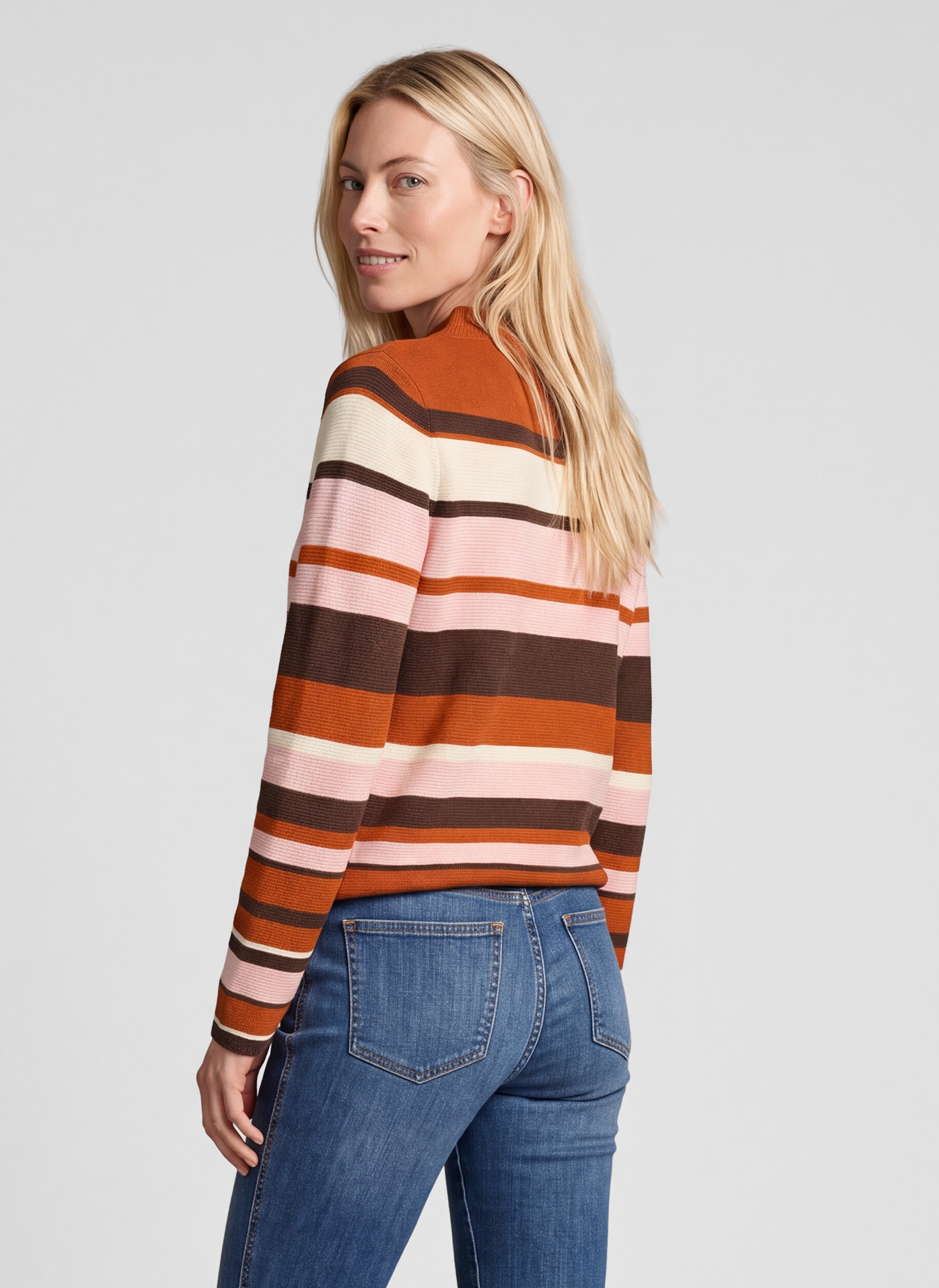 Rabe Strickpullover im Streifen-Design