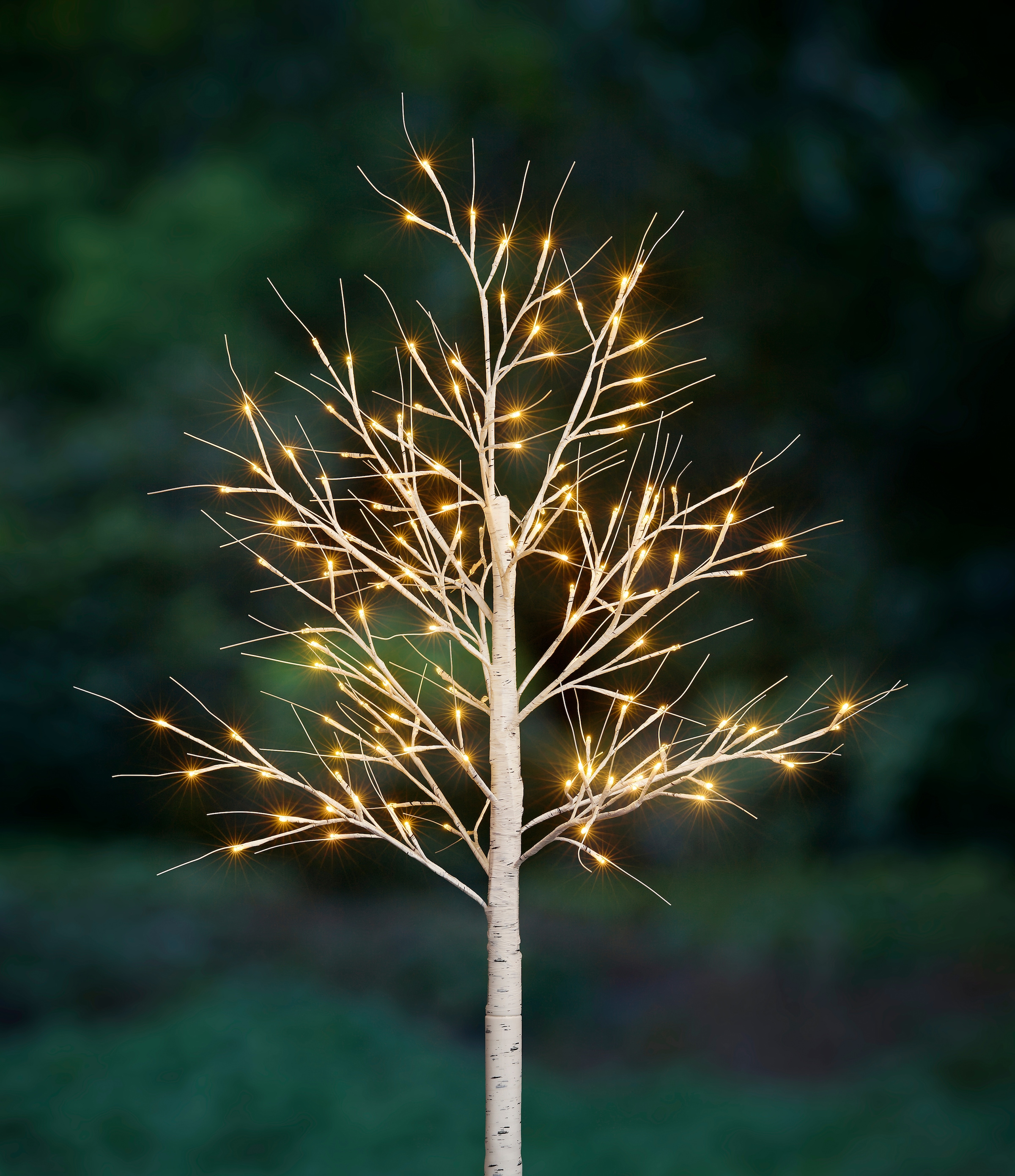 XXL online Jahren ca. LED Baum BONETTI in flammig-flammig, mit | 120 Deko- 120 cm »Weihnachtsdeko«, kaufen Beleuchteter Höhe Baum Birkenoptik, 3 Garantie