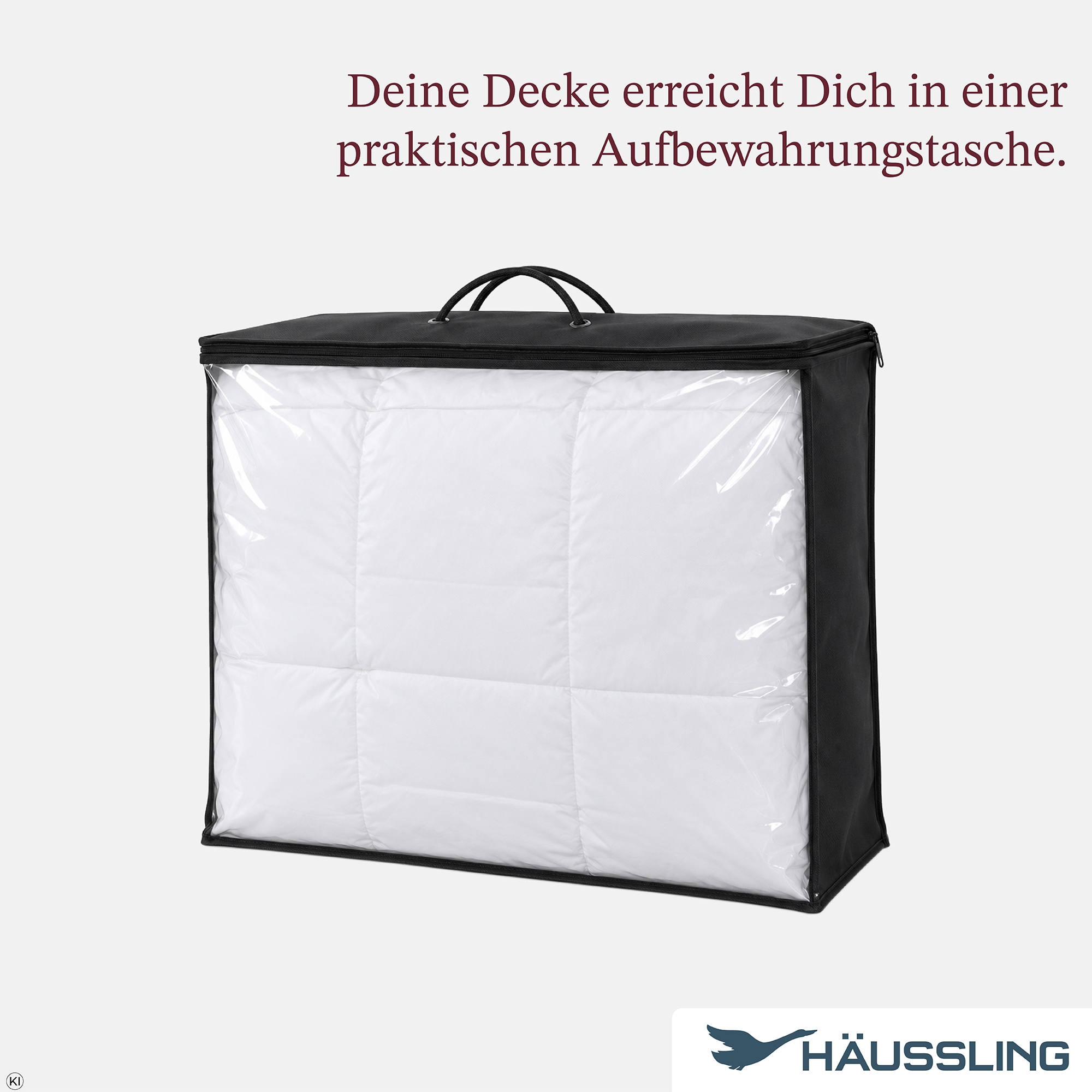 Haeussling Daunenbettdecke »Swiss Royal 90% Daunen, Bettdecken für Sommer und Winter« leicht Füllung 90Daunen10Federn 1 Stk. tlg. Bettdecke 135x200 cm, 155x220 cm & weitere Größen, Made in Germany