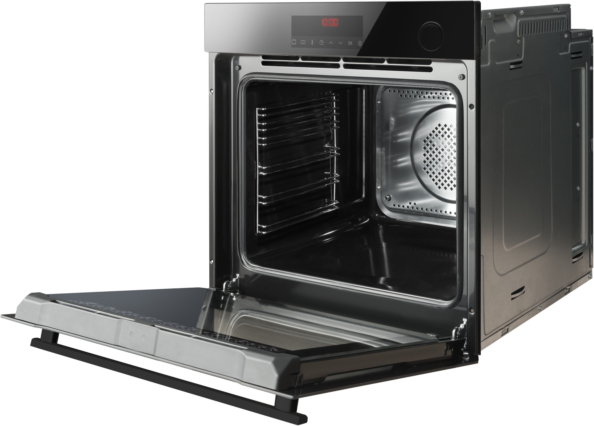 Amica Dampfbackofen  »EBSX 949 610 S«, mit Teleskopauszug nachrüstbar, Steam Clean, Extra großer Ofen mit 2 Auszügen, Backbleche gleiten sicher heraus.