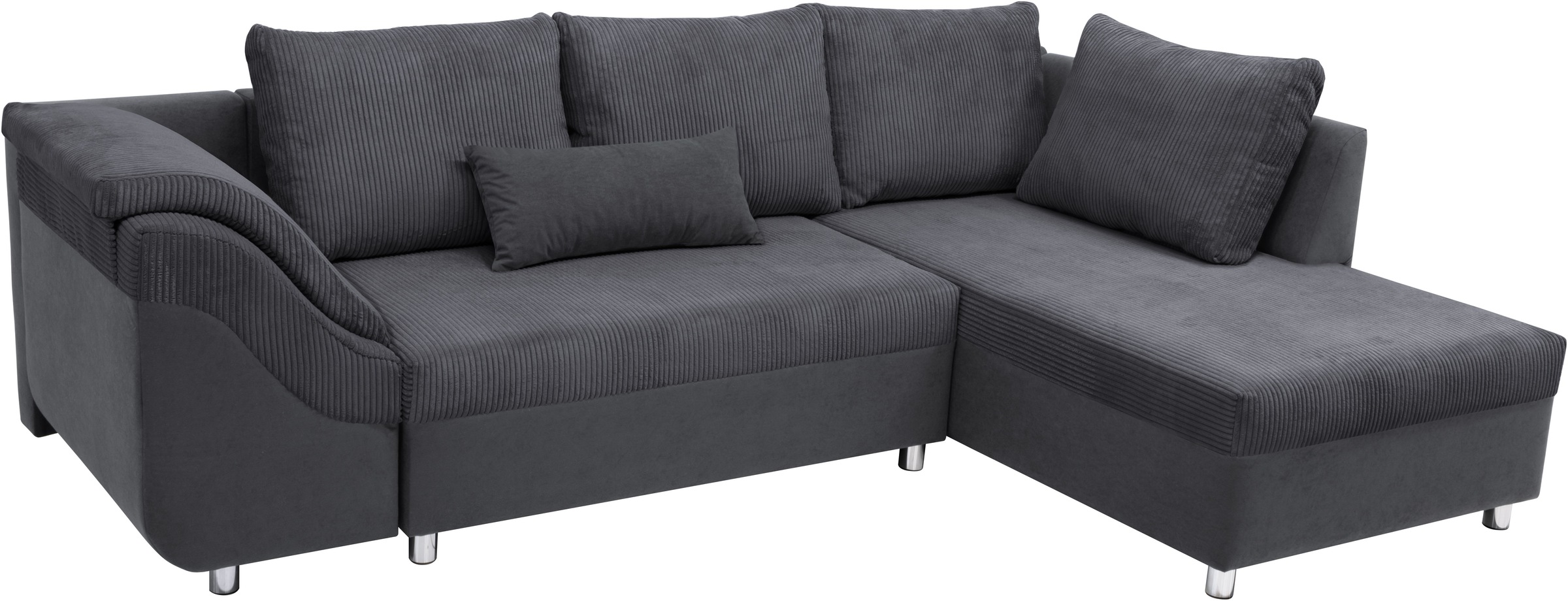 COLLECTION AB Ecksofa Sally L-Form, mit und ohne Bettfunktion, inklusive loser Rücken- und Zierkissen