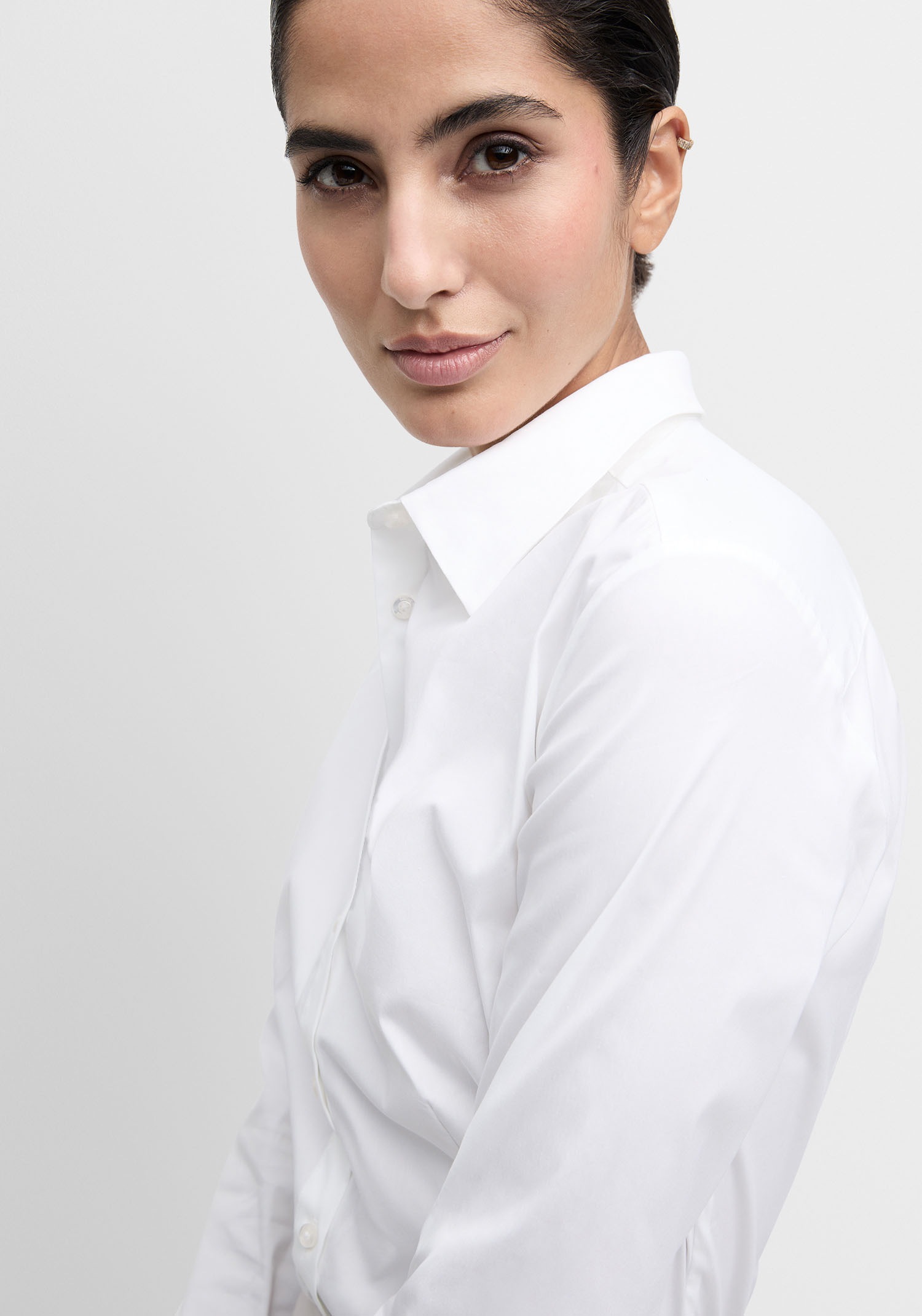 Cinque Hemdbluse »CIBRAVO« Mit Markenlabelplättchen am Saum