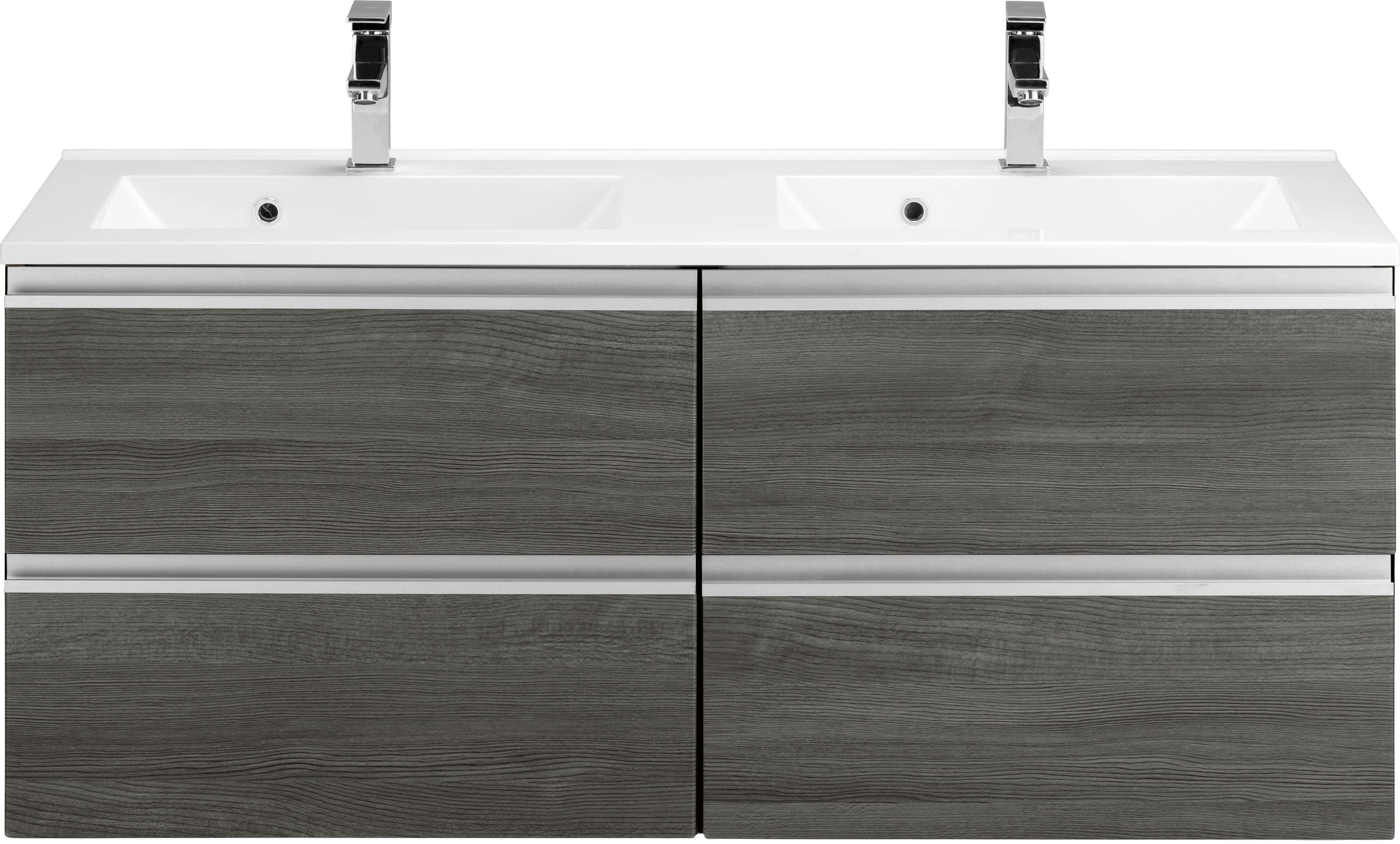 welltime Waschbeckenunterschrank »Ohio«, Badmöbel, Waschtisch inkl. Waschbecken, Breite 120 cm