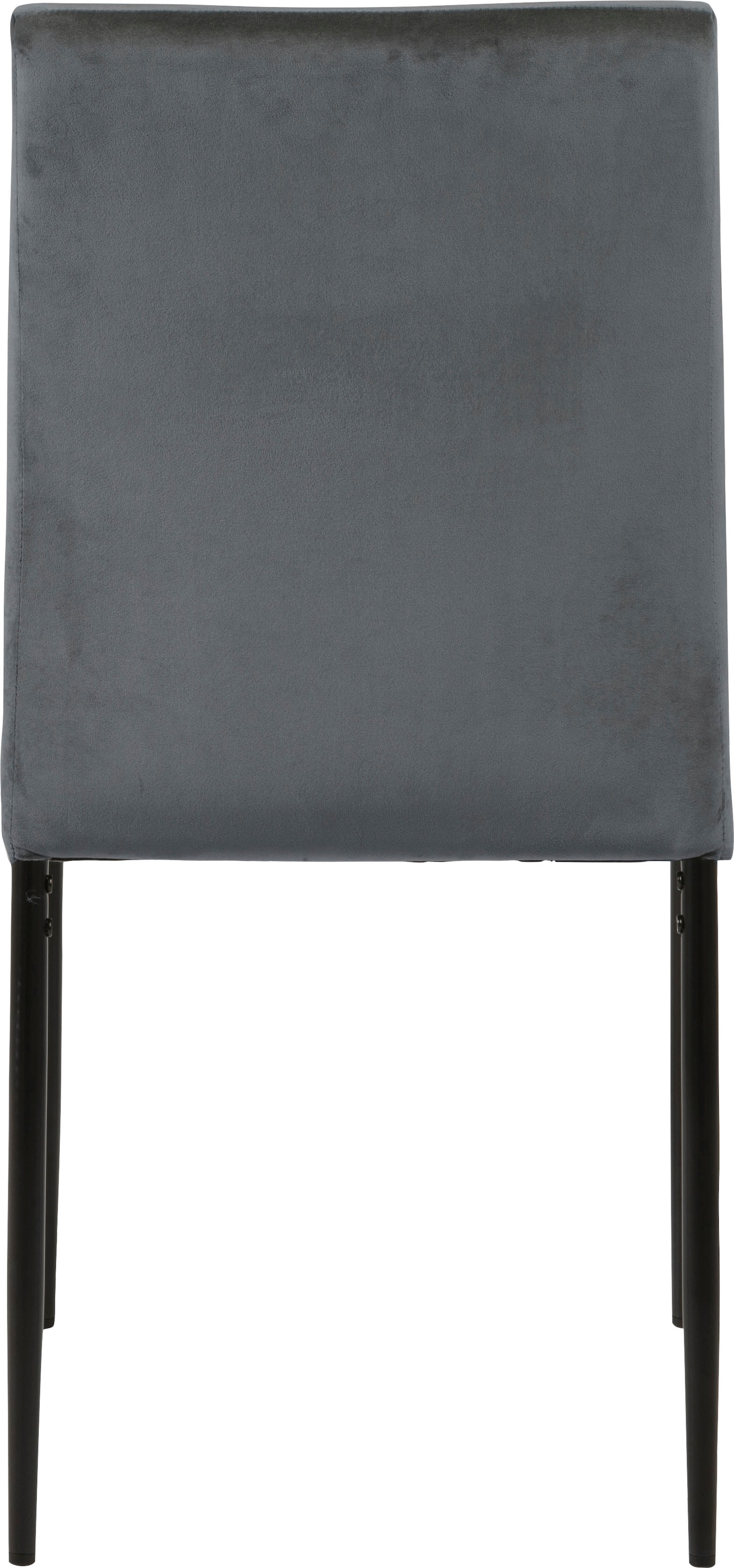 GROUP schlanke, schwarze (Set), St., kaufen mit Rechnung Stoff, ACTONA lebendigem Metallbeine auf Esszimmerstuhl »Doris«, Polyester, 2